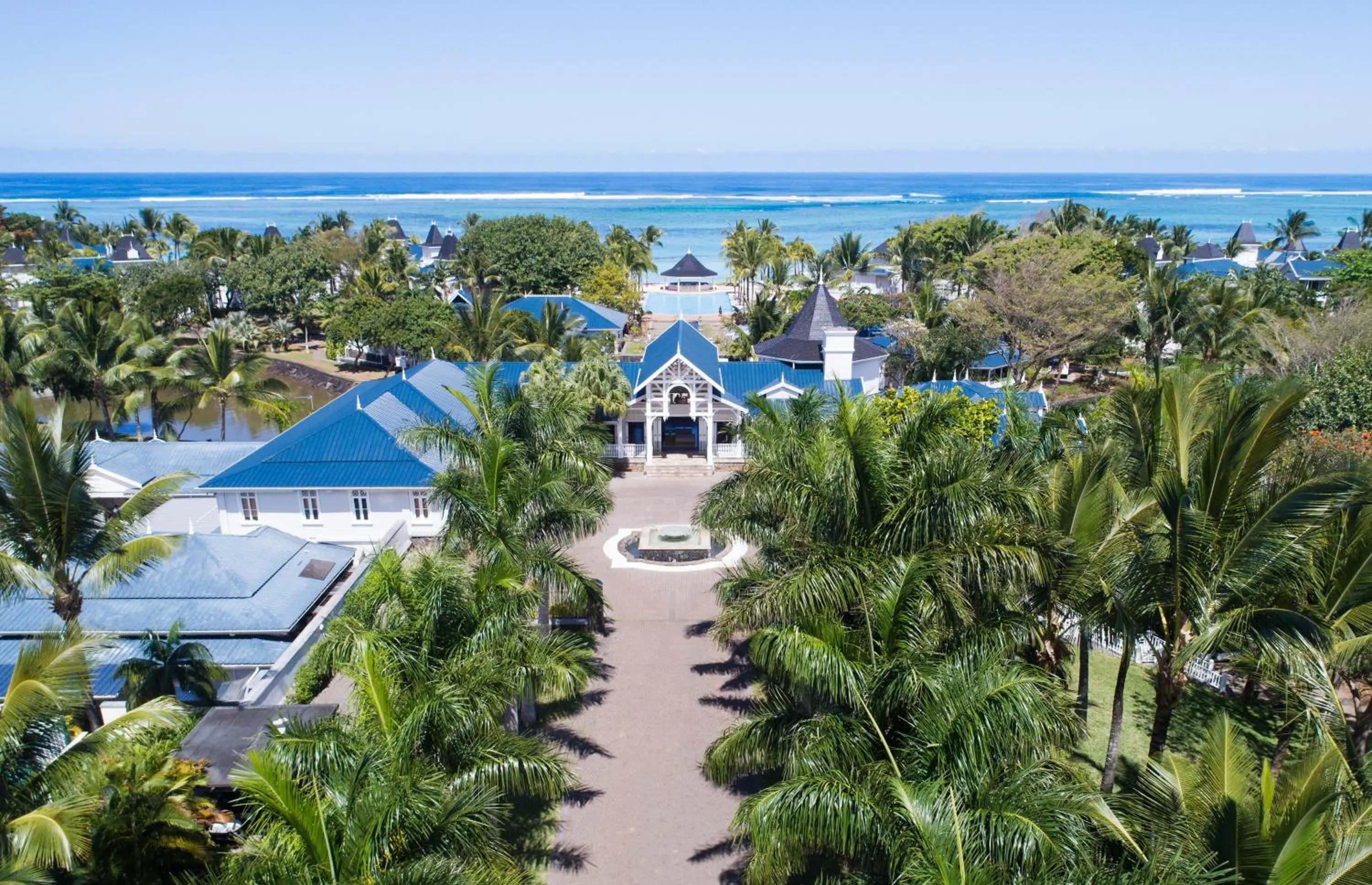 Facade/entrance in Heritage Le Telfair Golf & Wellness Resort