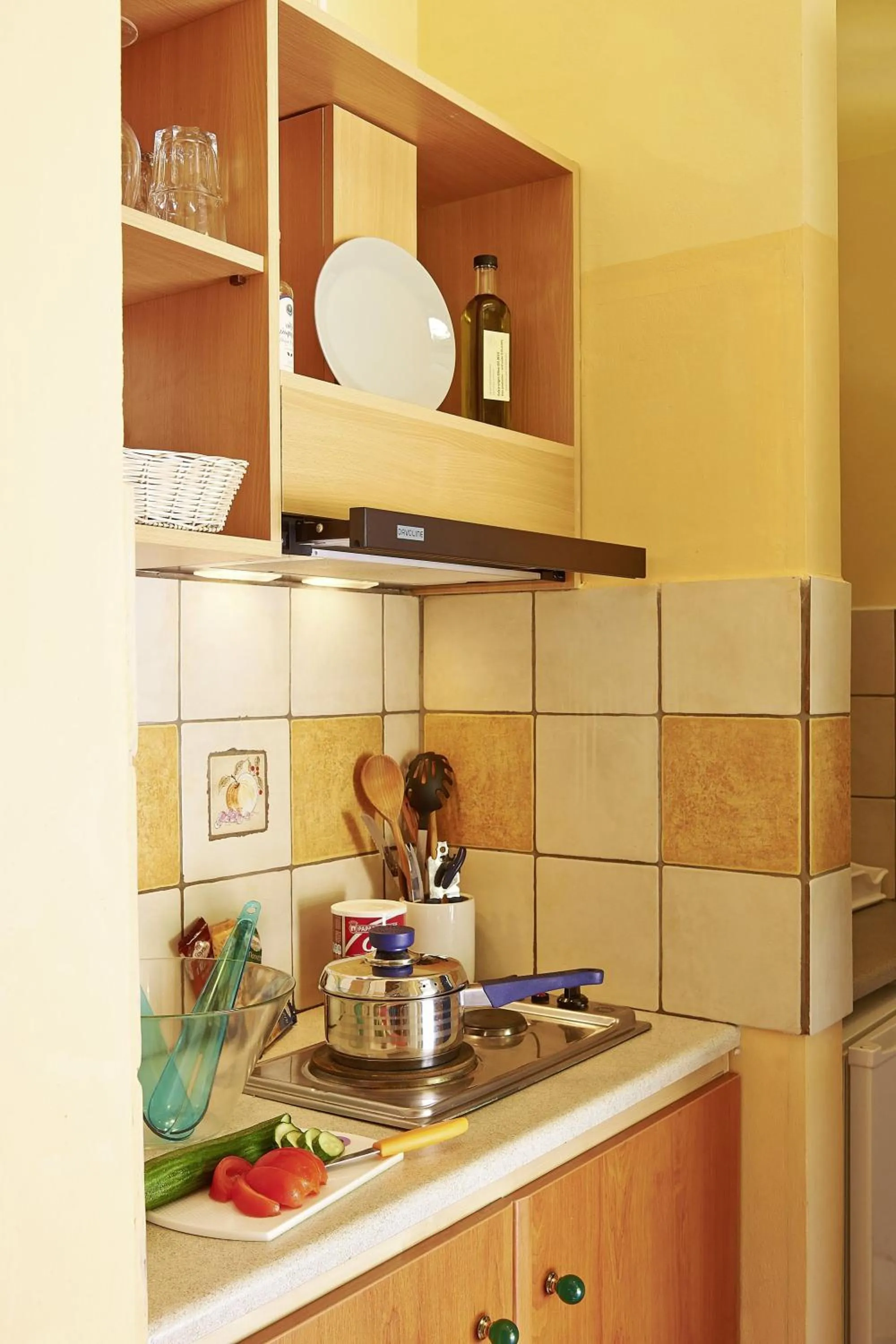 Kitchen or kitchenette in Villas Cavo Marathia