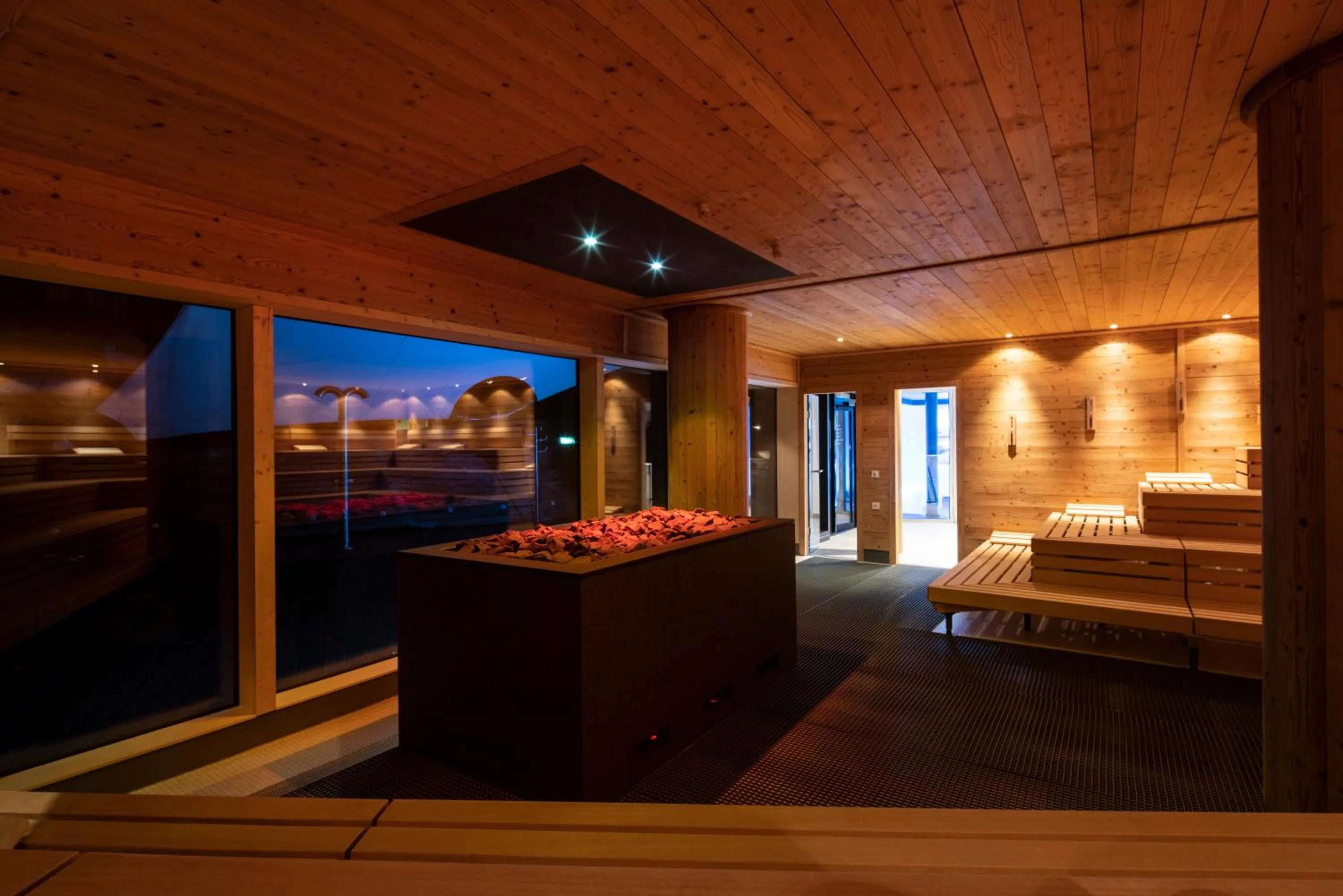 Sauna in Mokni's Palais Hotel & SPA