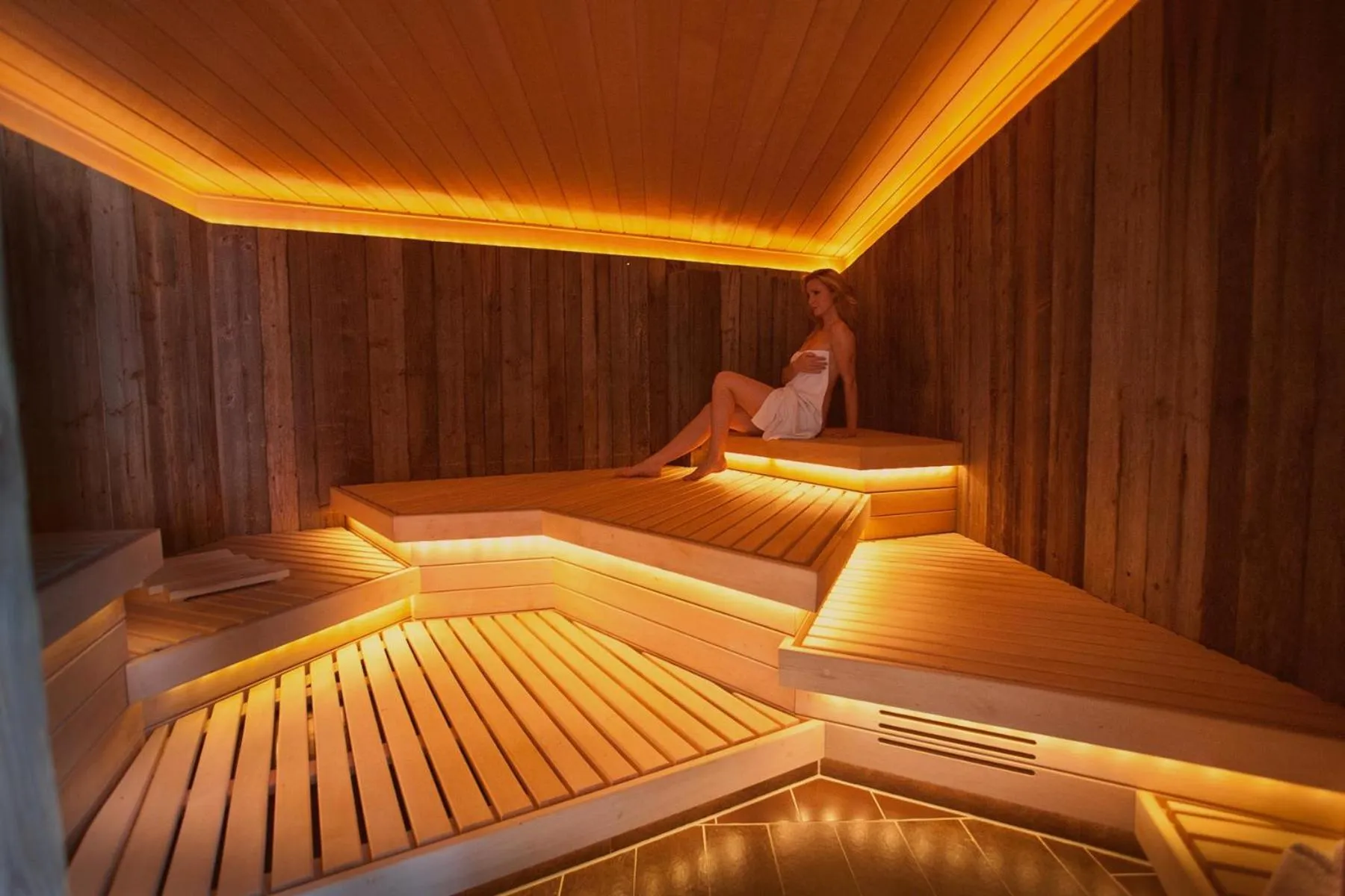 Sauna, Bed in Mokni's Palais Hotel & SPA