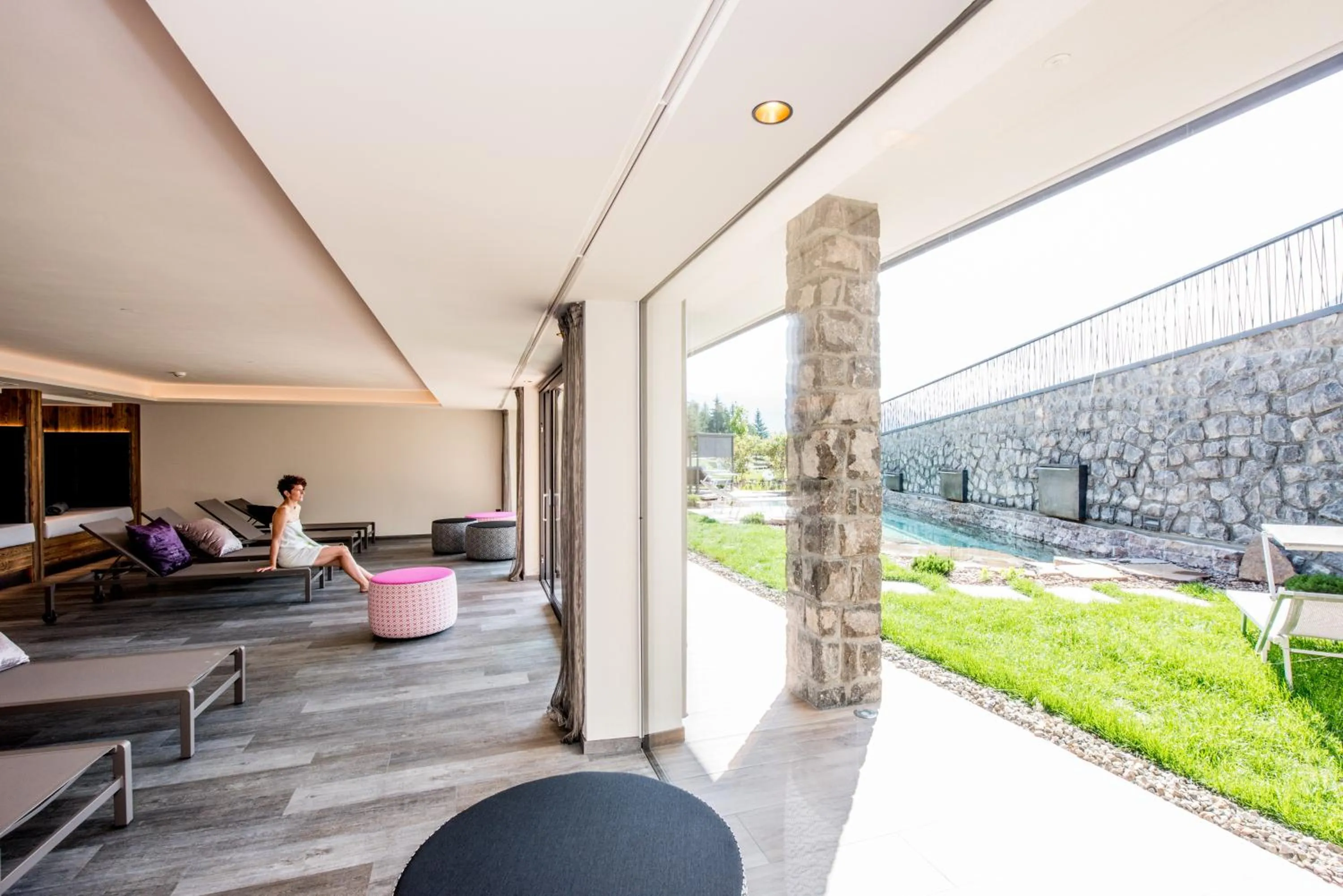 Garden view in Hotel Pinei