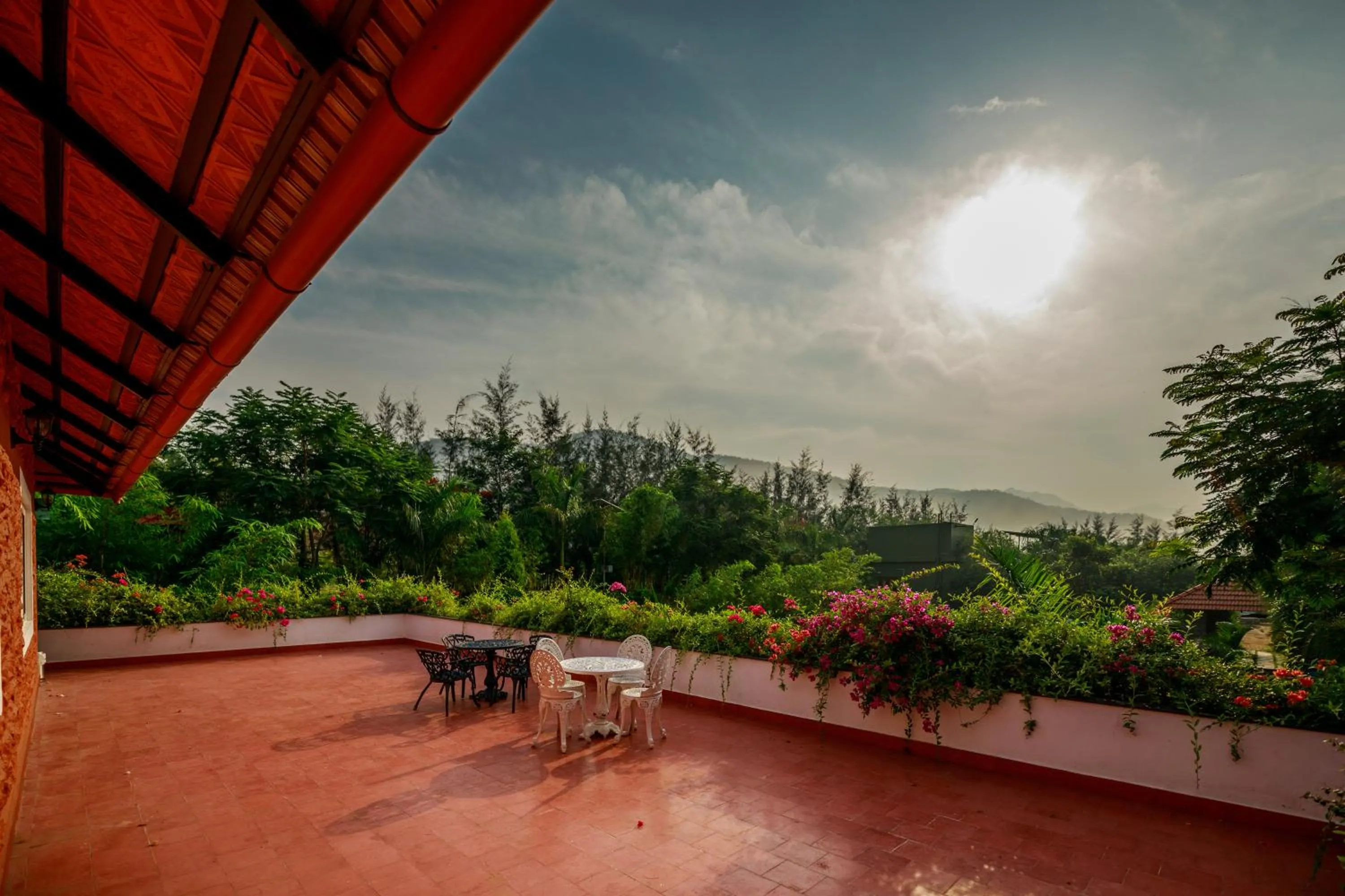 Patio in SR Jungle Resort