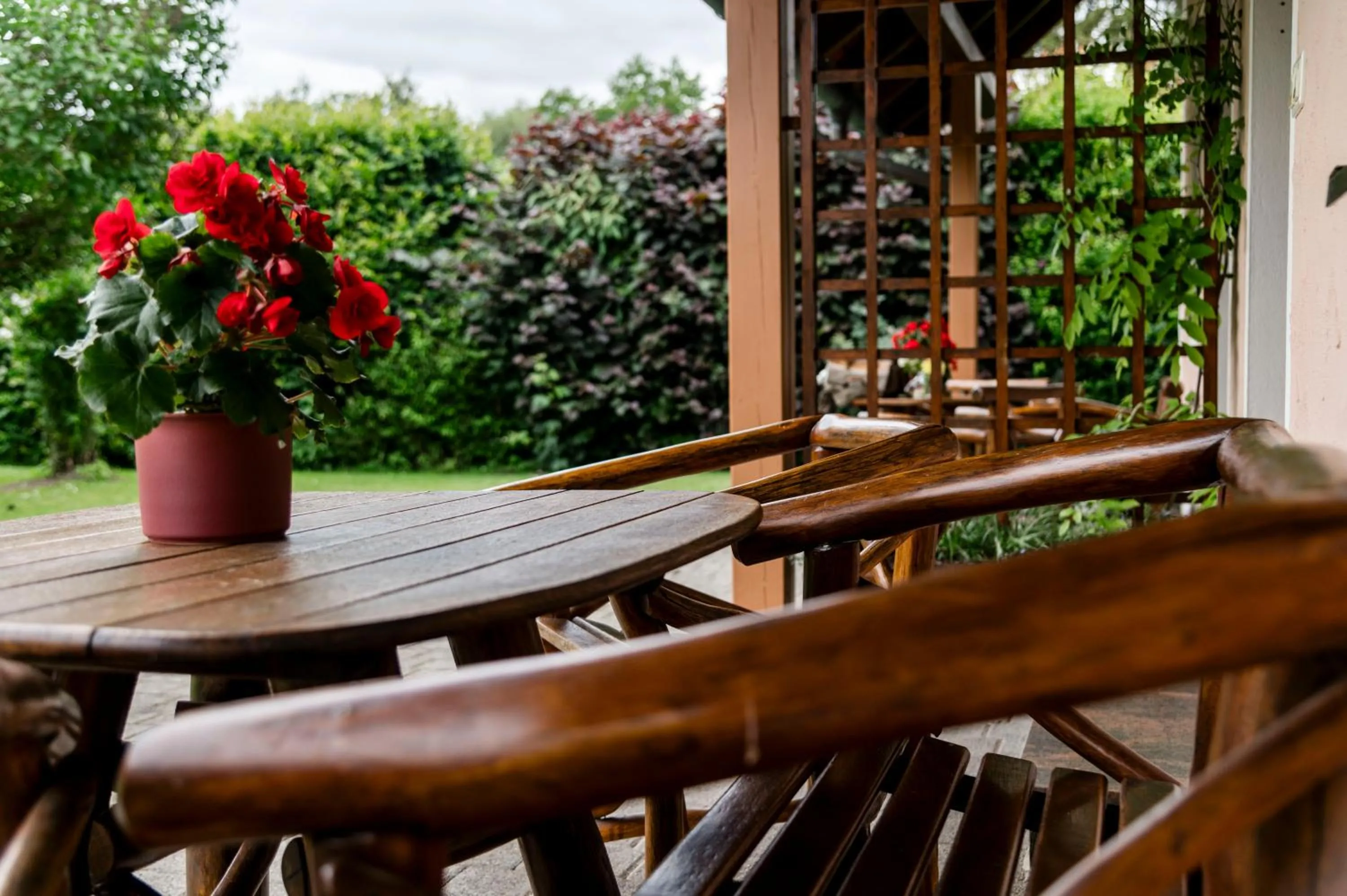 Balcony/Terrace in Landpension Birnthaler