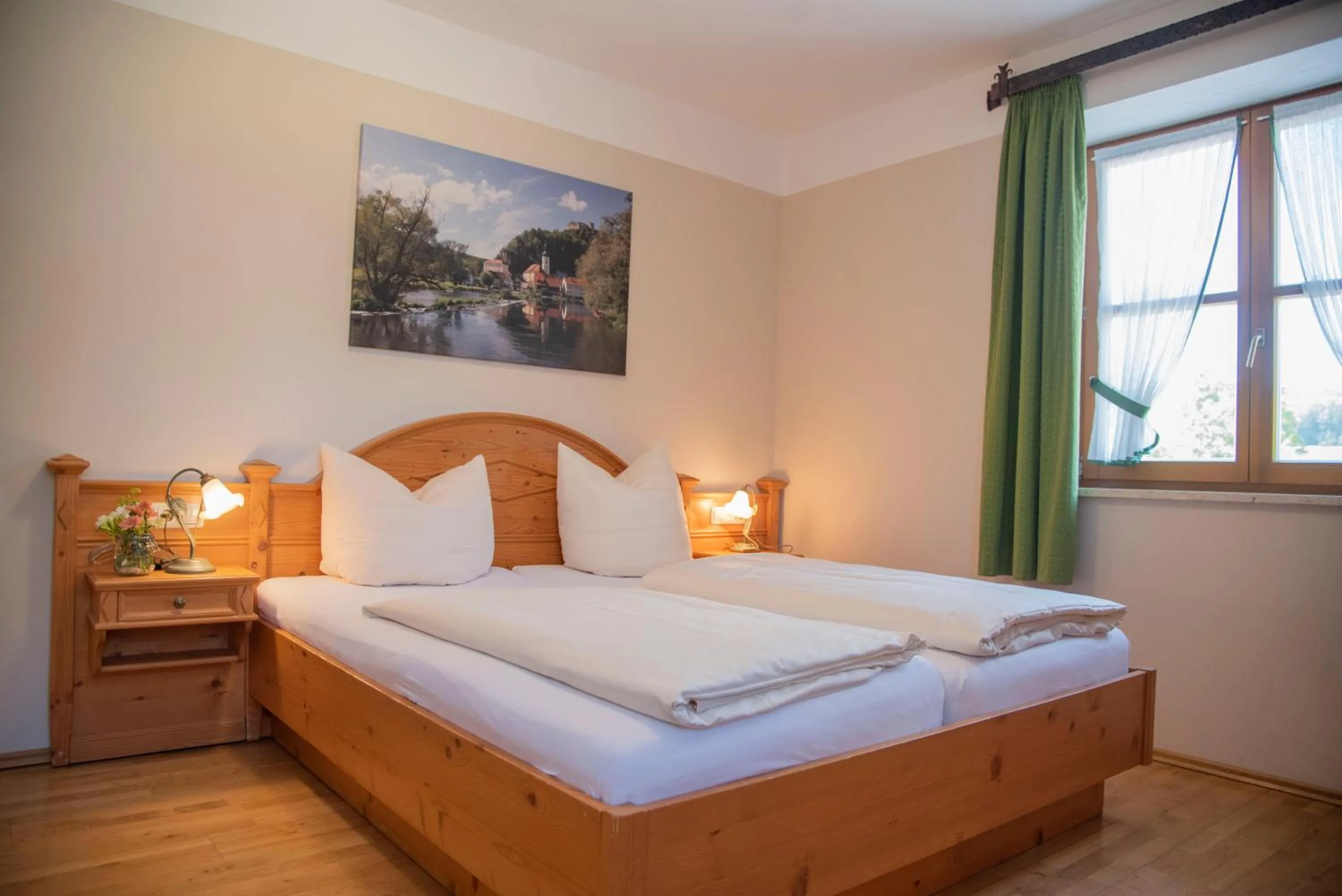 Bed in Landpension Birnthaler