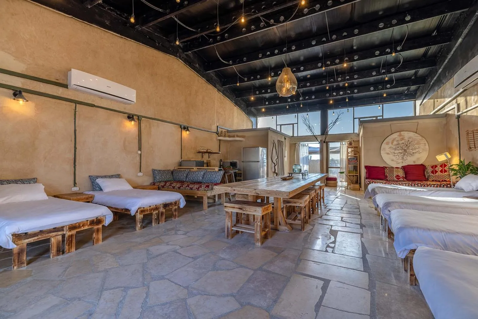 Living room, Bed in IBEX unique Desert Inn