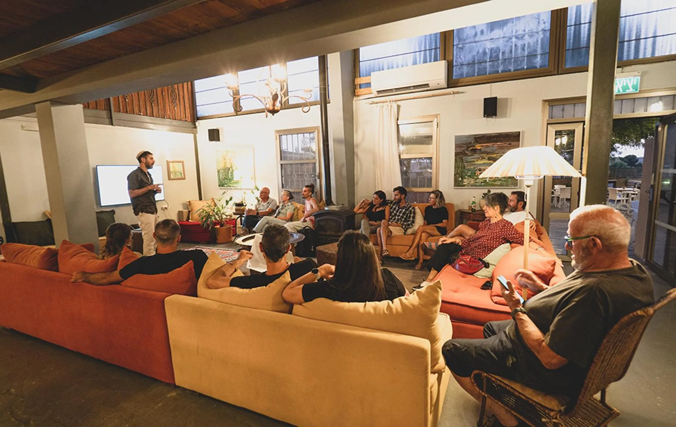 Seating area in IBEX unique Desert Inn
