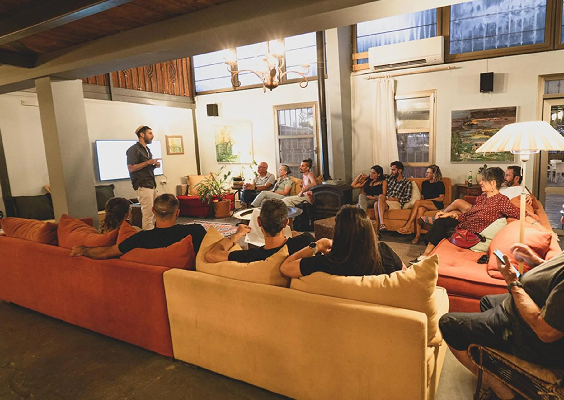 Seating area in IBEX unique Desert Inn