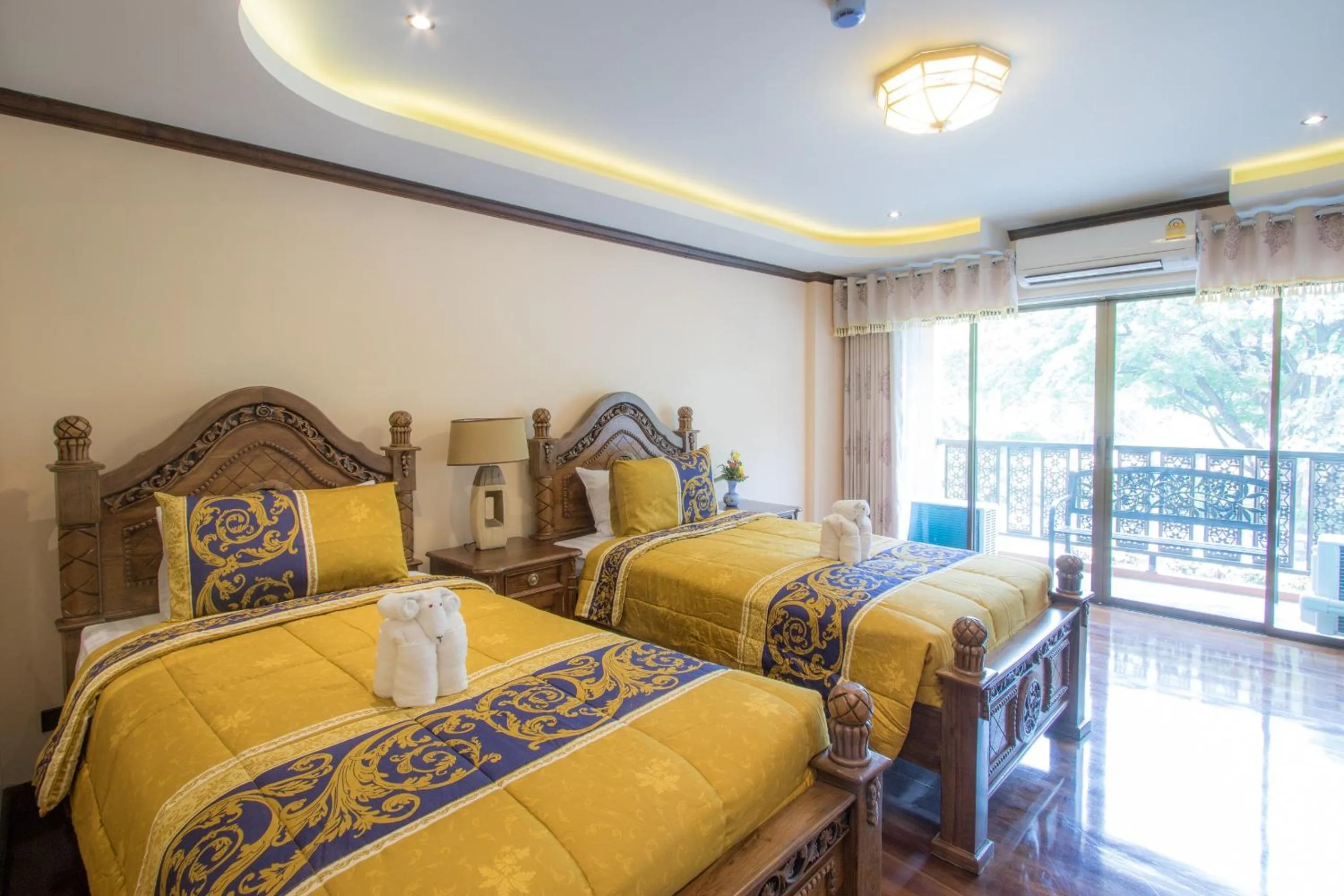 Balcony/Terrace, Bed in Thanyawintra Boutique and Spa