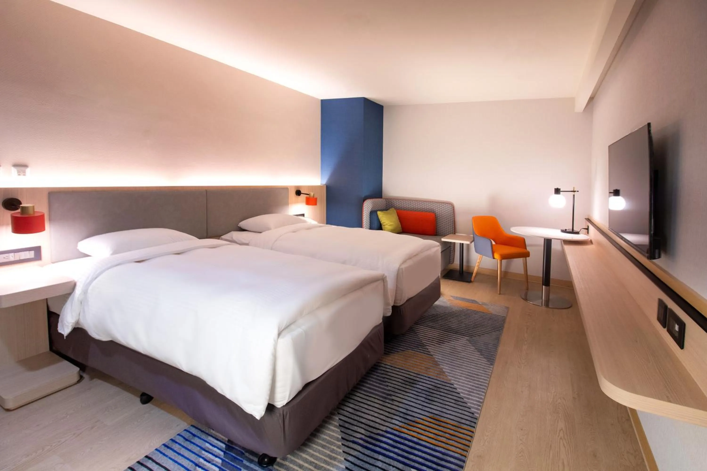 Bed in Hotel Orchard Park - Taipei