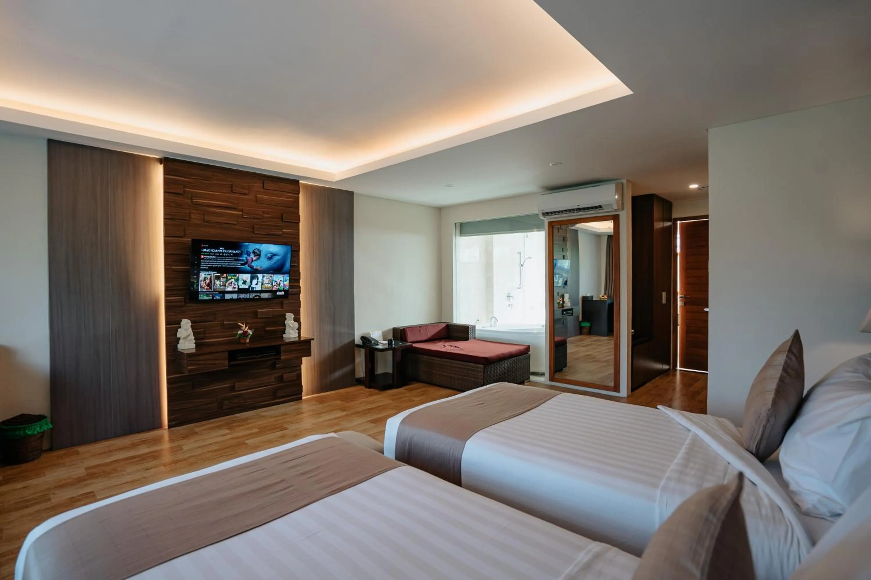 Bedroom, Bed in Villa Kayu Raja