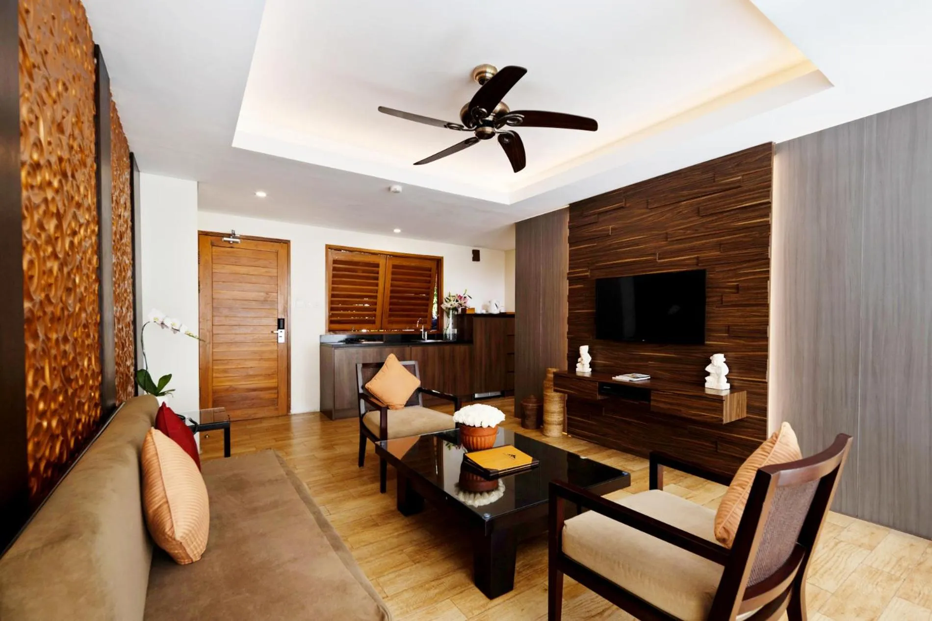 Living room in Villa Kayu Raja