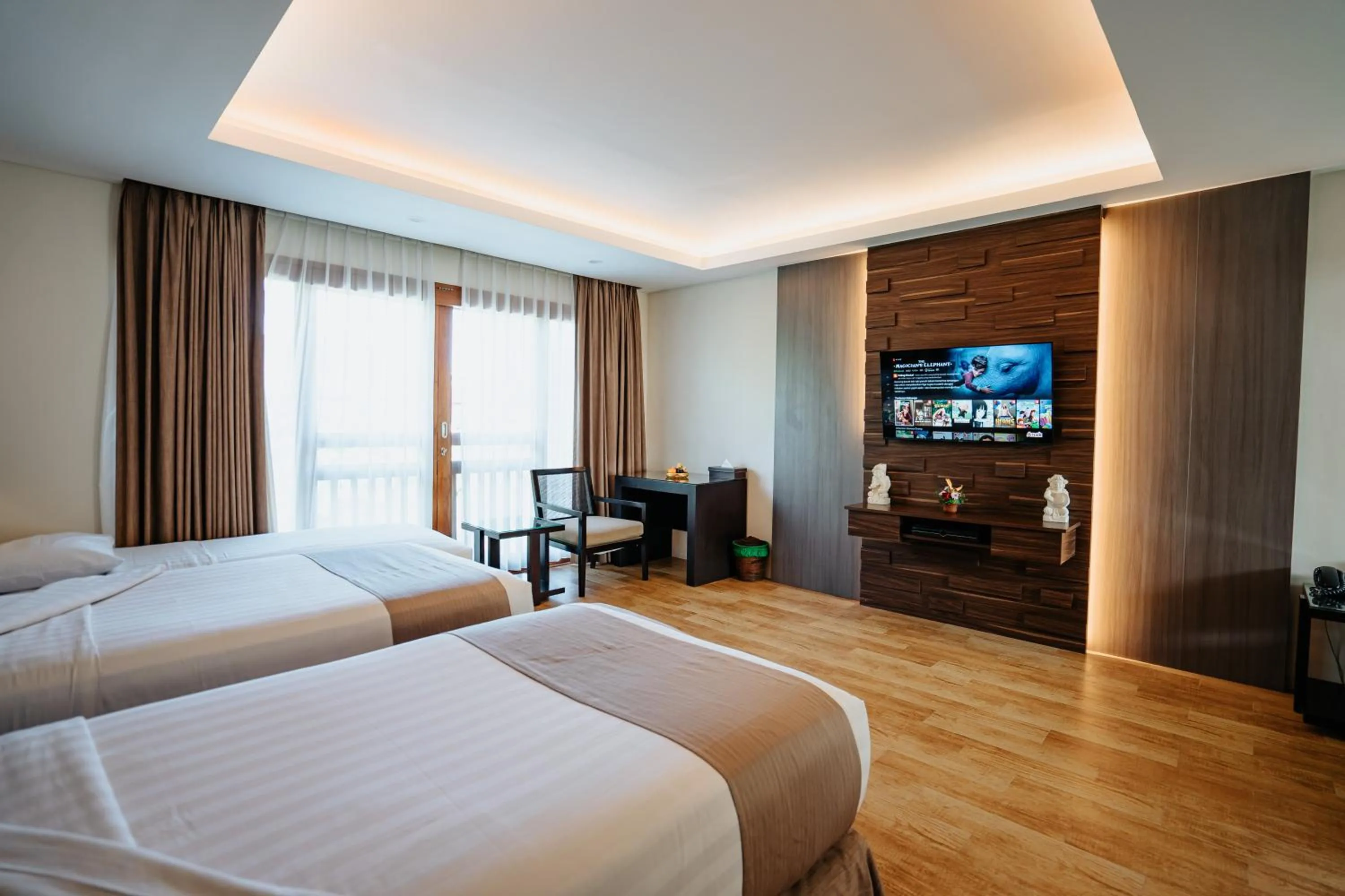 TV and multimedia, Bed in Villa Kayu Raja