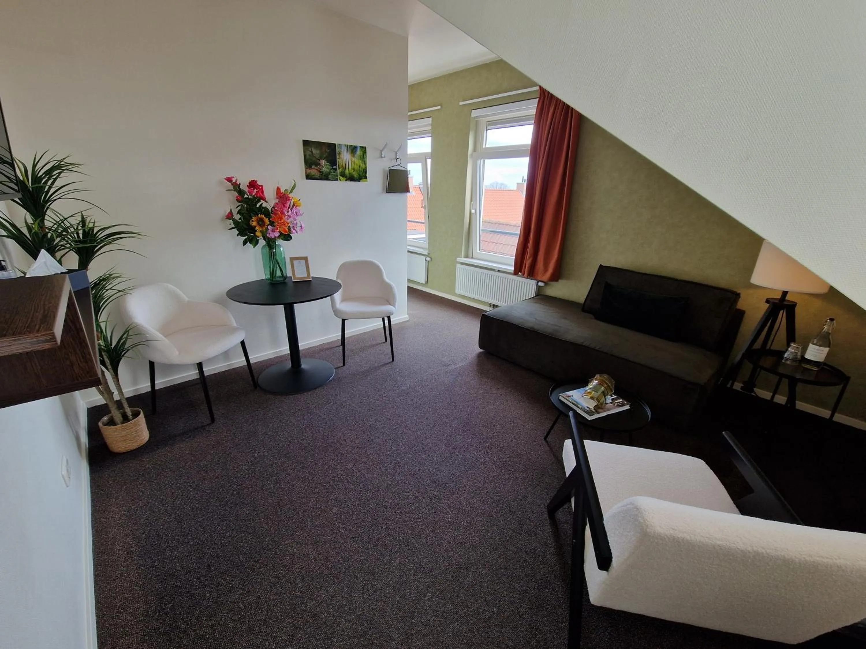 Living room in Boutique Hotel De Raetskamer