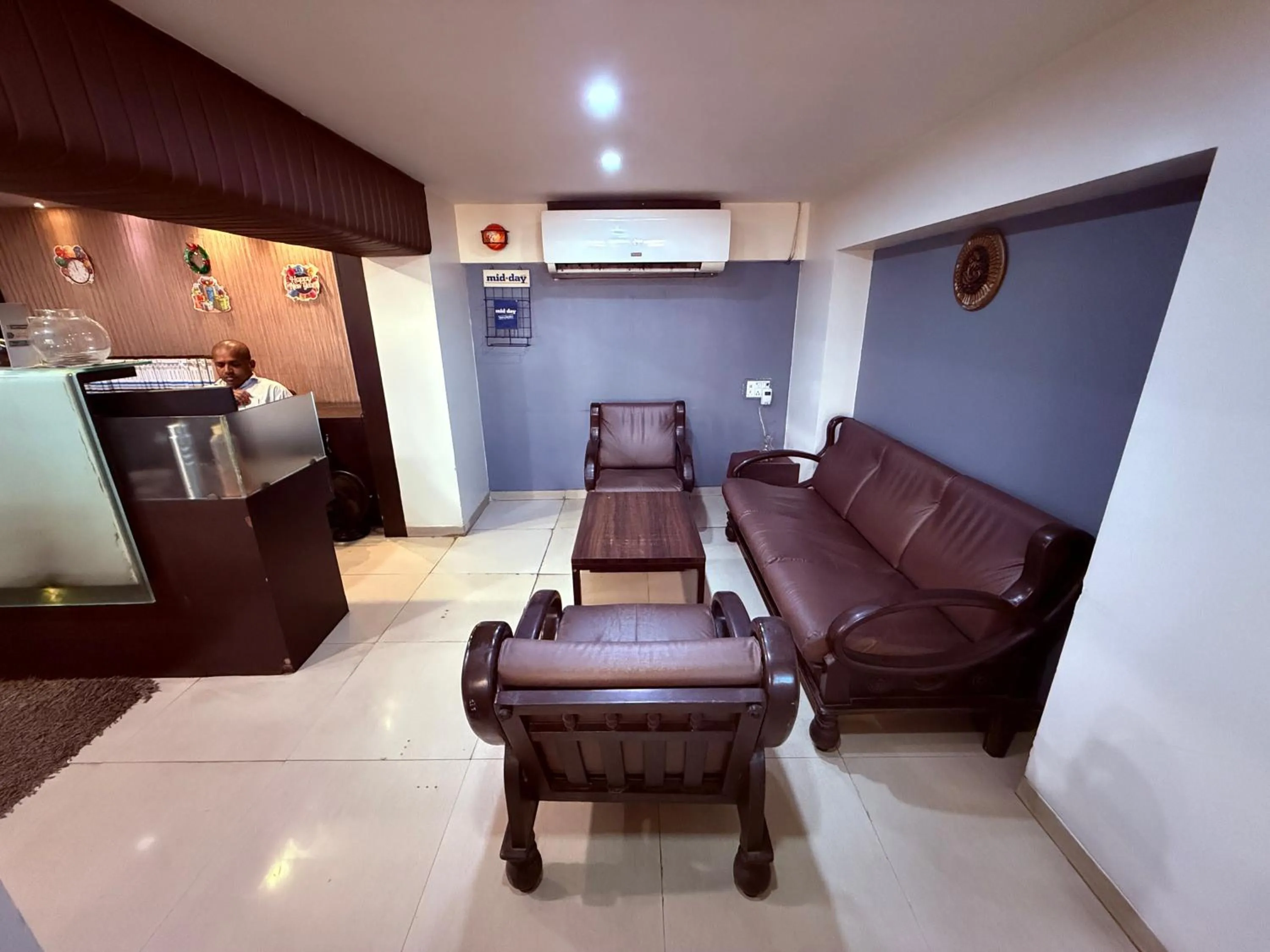 Seating area in Hotel Alka Residency