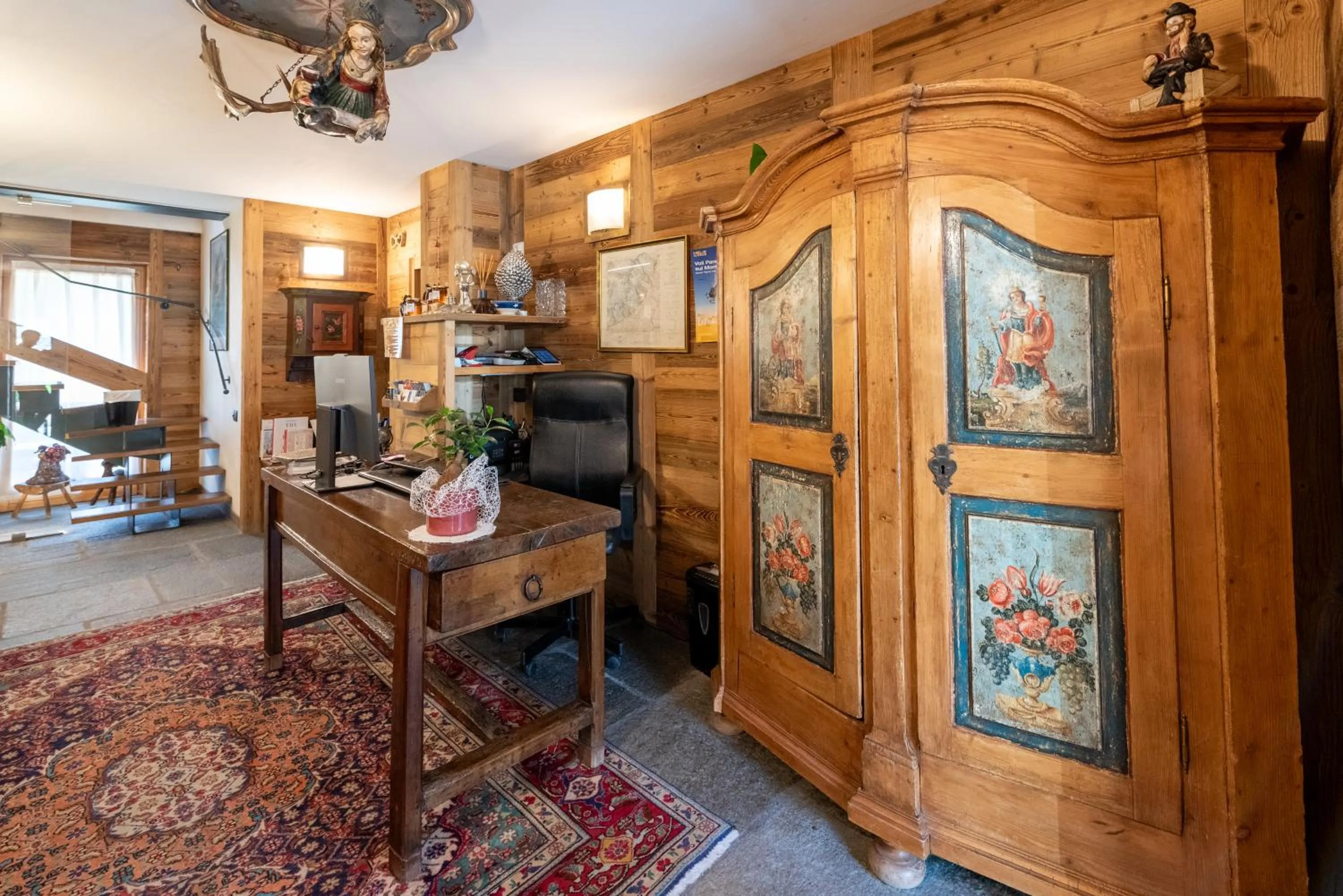 Lobby or reception in L'Abri des Amis