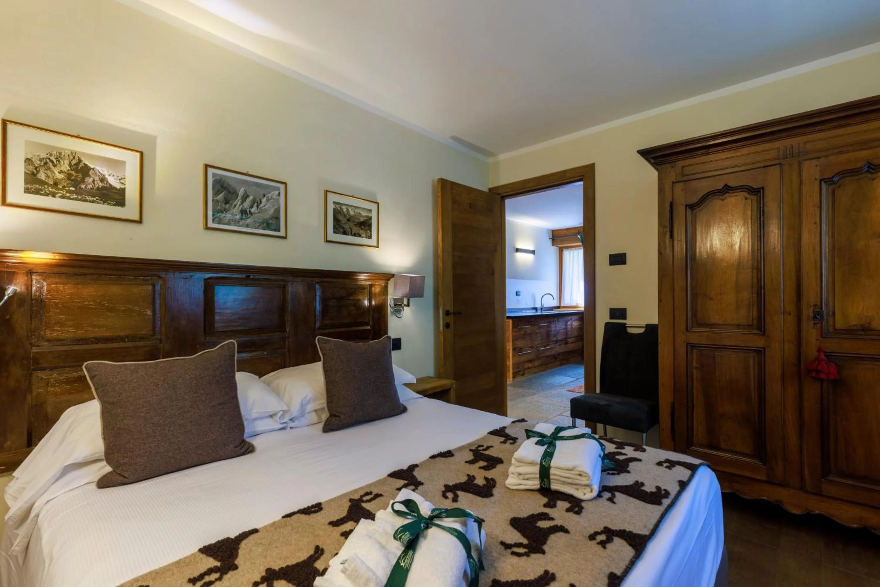 Bed in L'Abri des Amis