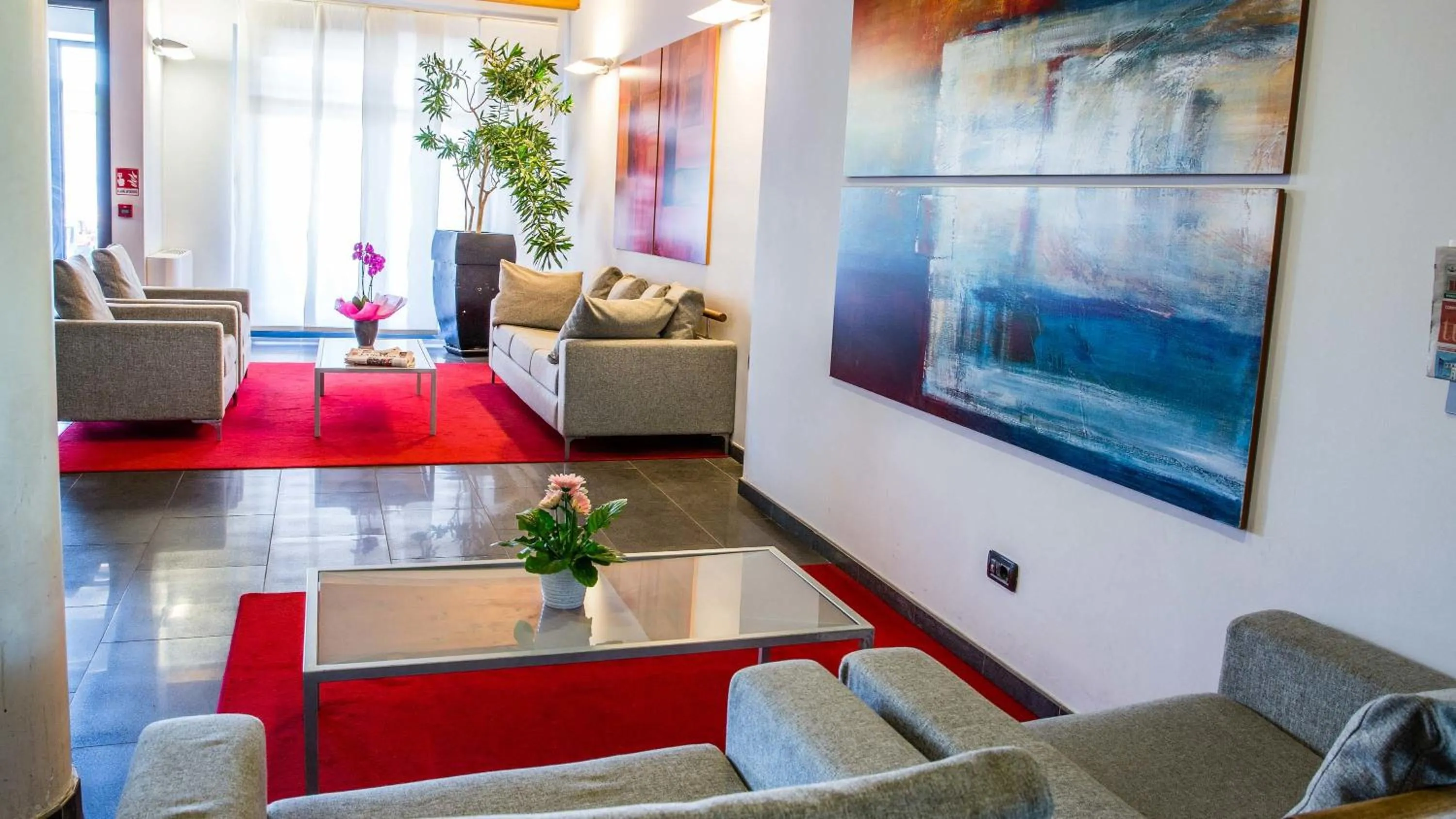 Lobby or reception in Hotel Gallia