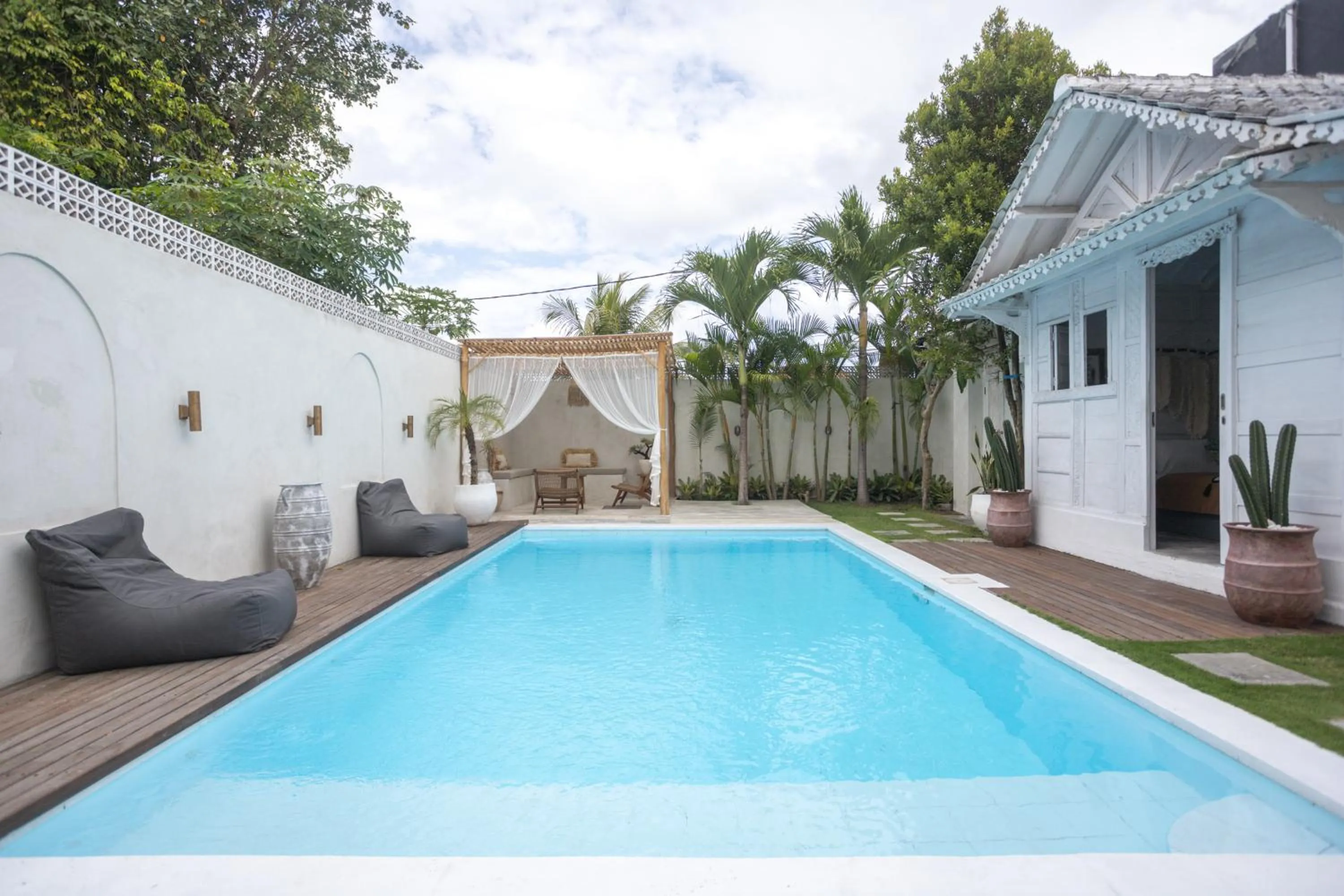 Garden view in Gypsy Moon Bali