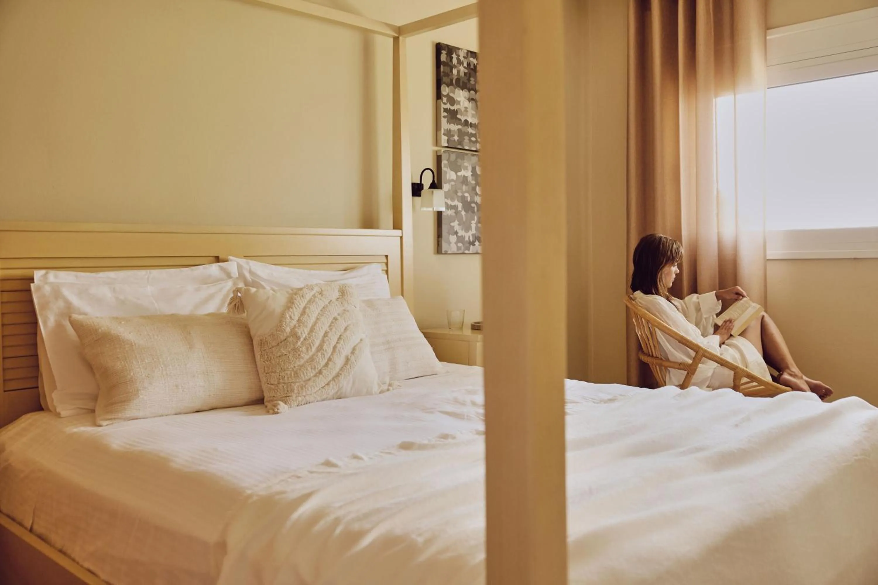 Garden view, Bed in Agali Hotel Paxos