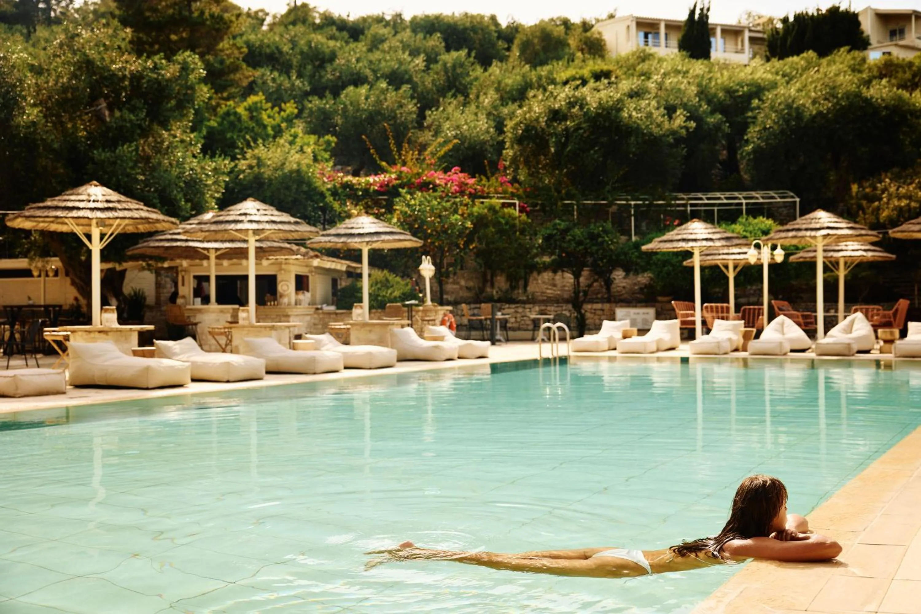 Swimming pool in Agali Hotel Paxos