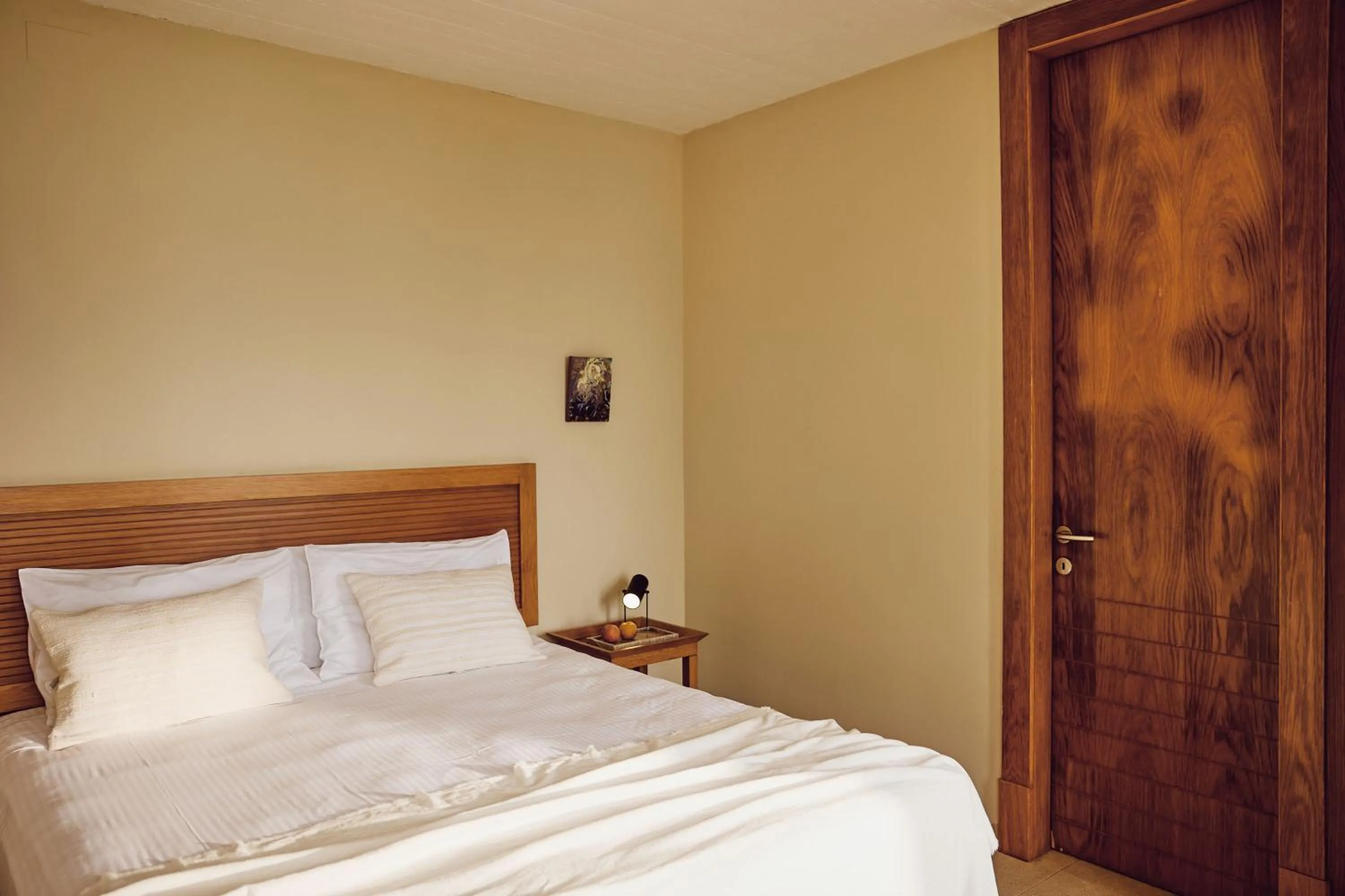 Bed in Agali Hotel Paxos