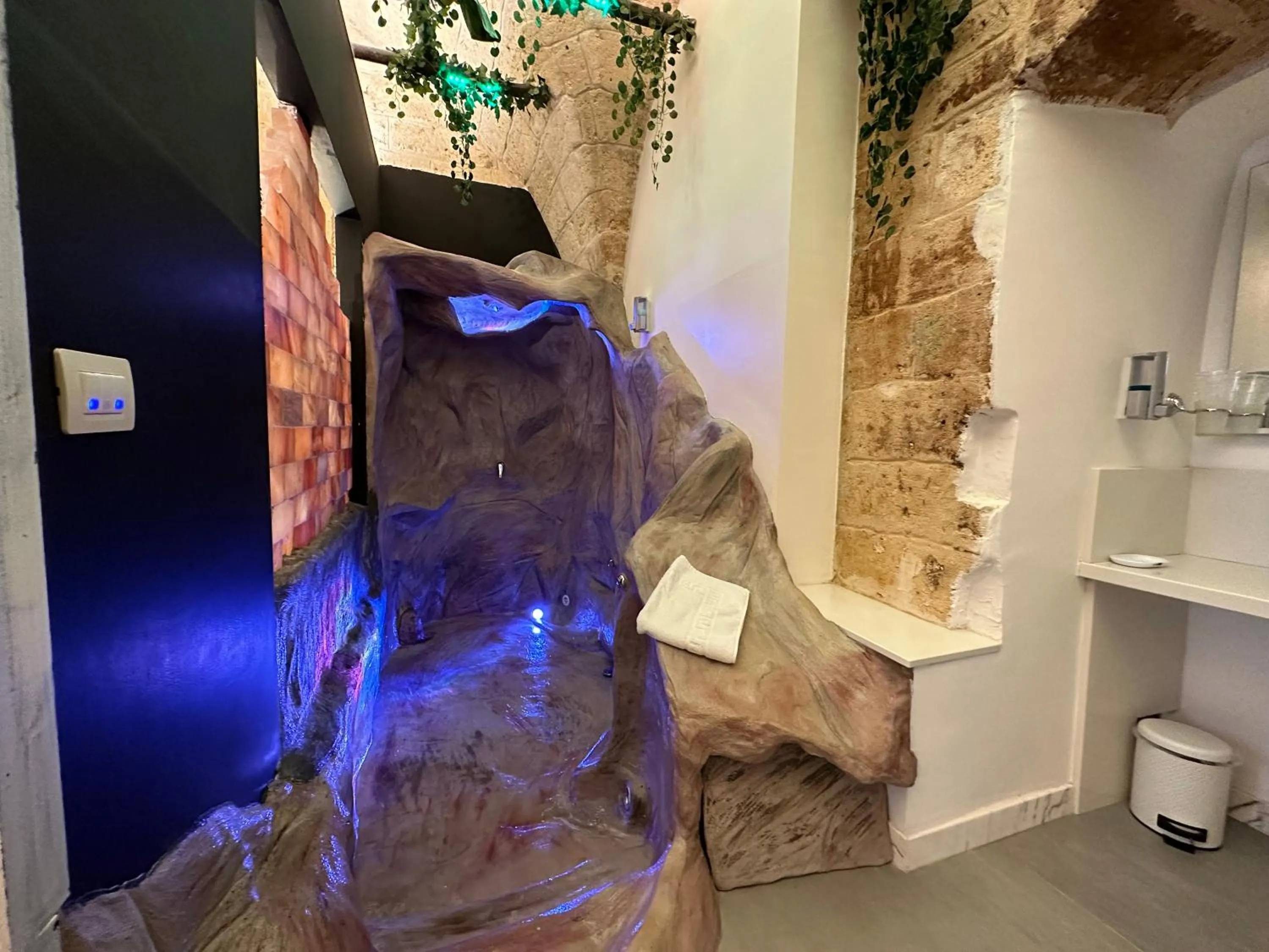 Shower in The Bridge Suites