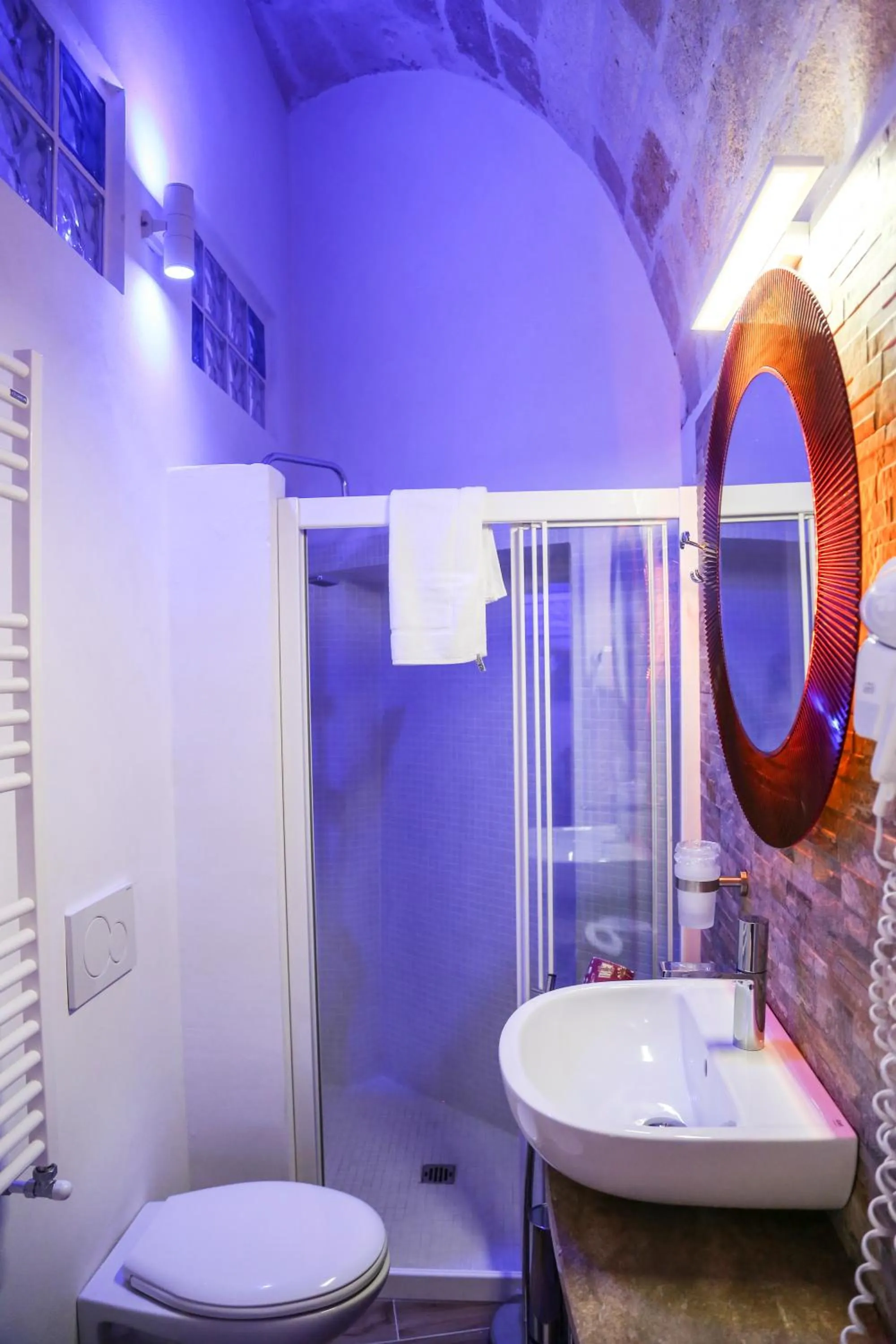 Shower in The Bridge Suites