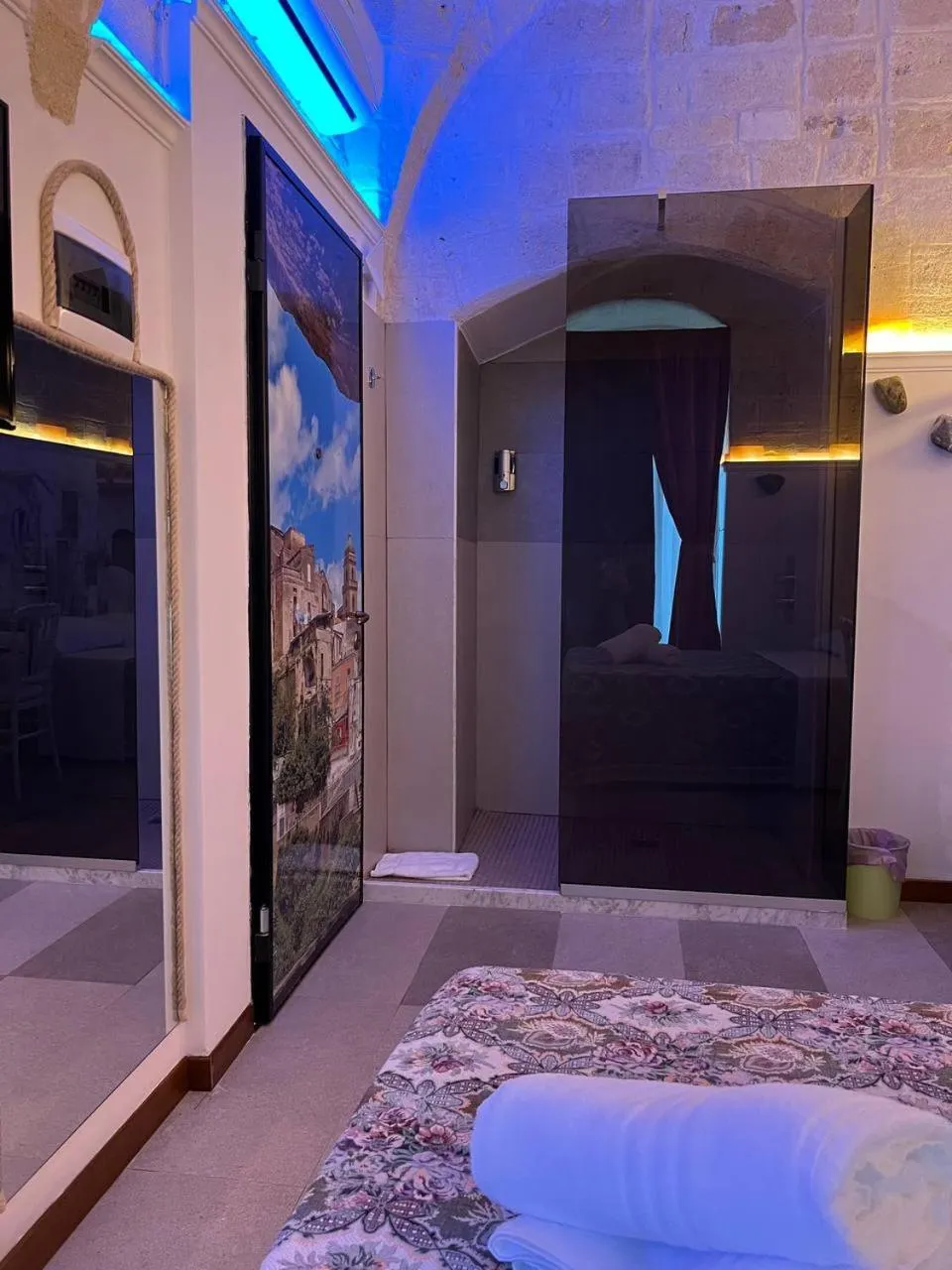 Shower in The Bridge Suites