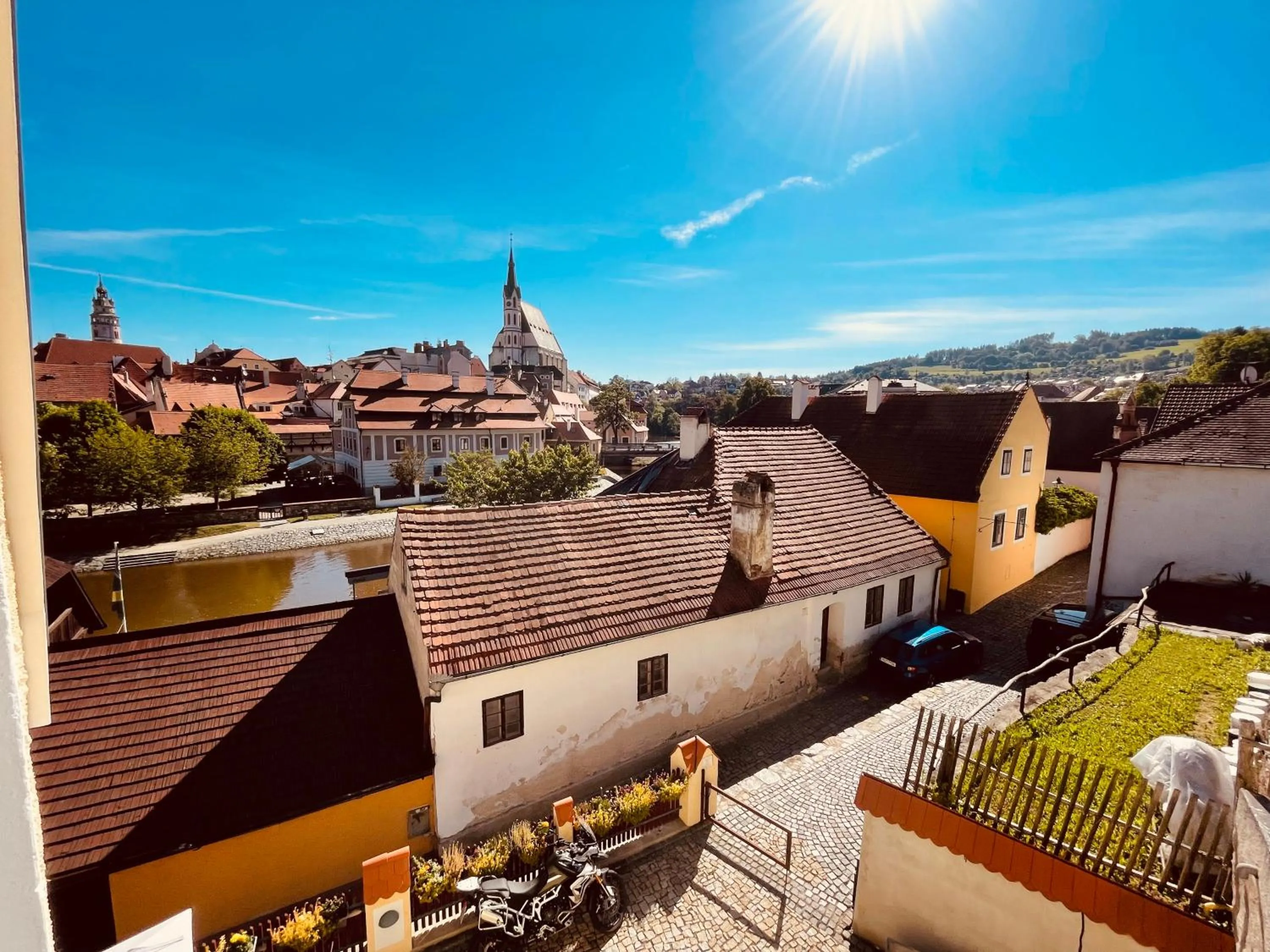 City view in Penzion Kapr