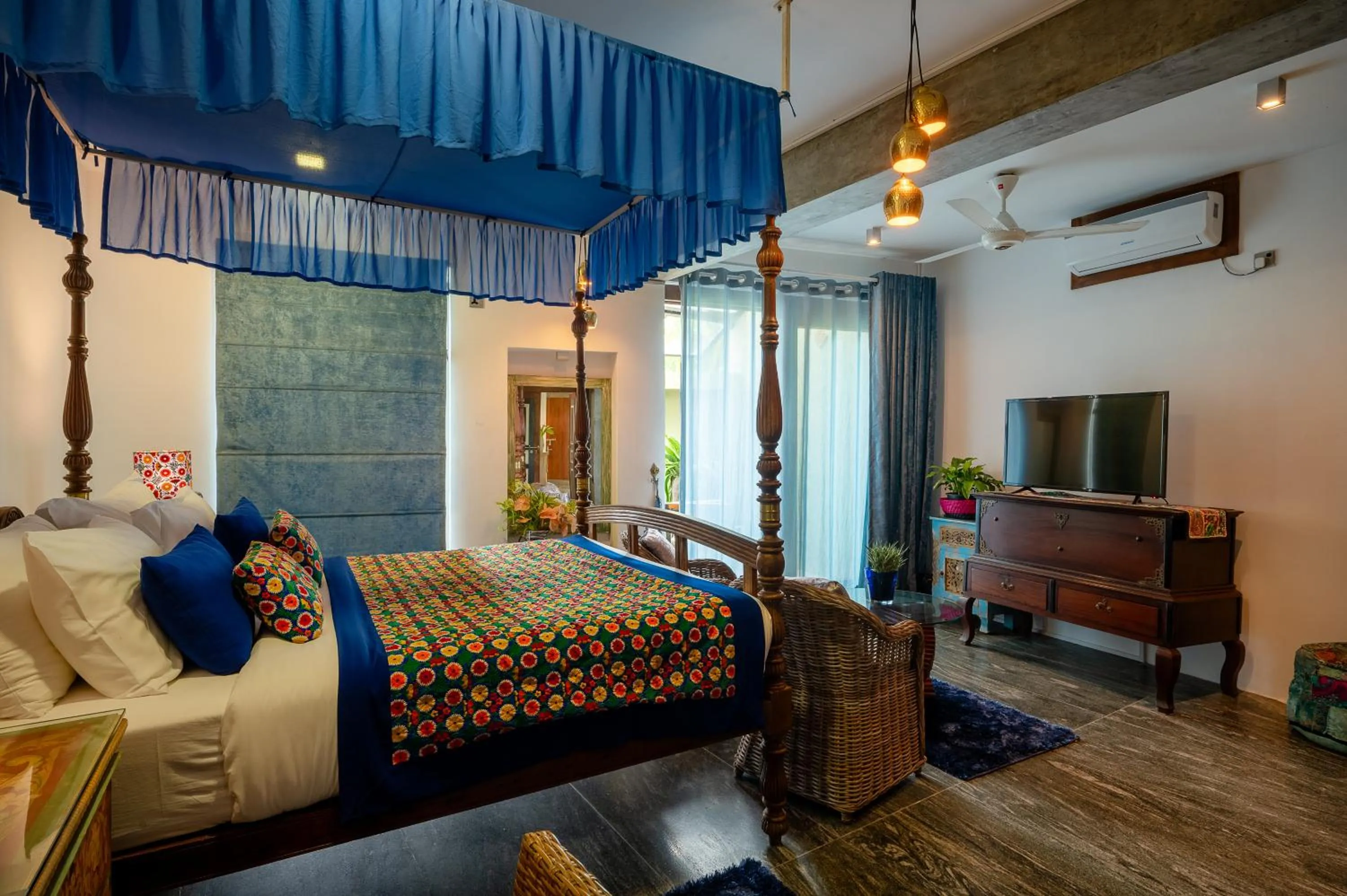 Bed in Aathma Colombo House