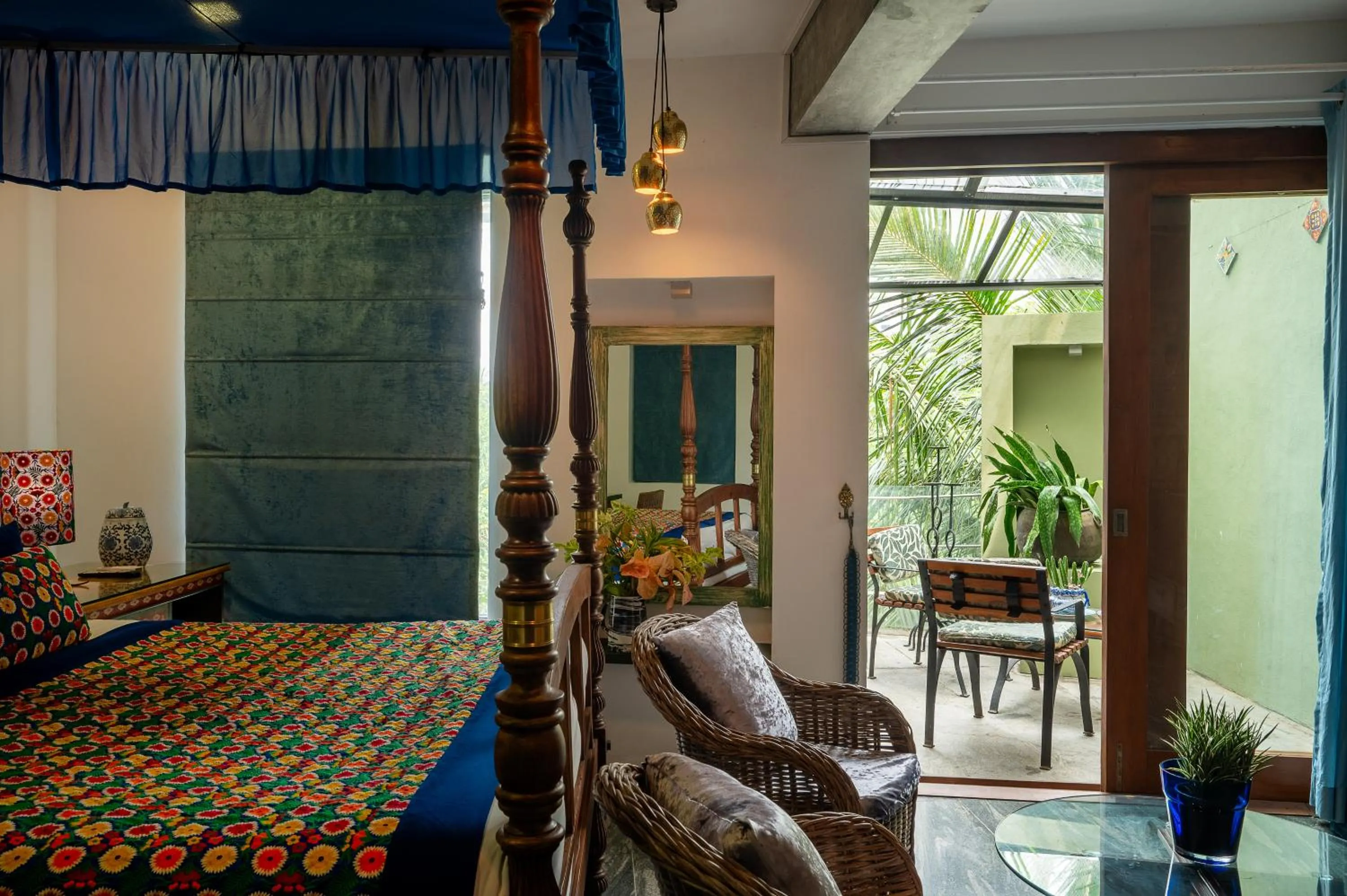 Bed in Aathma Colombo House