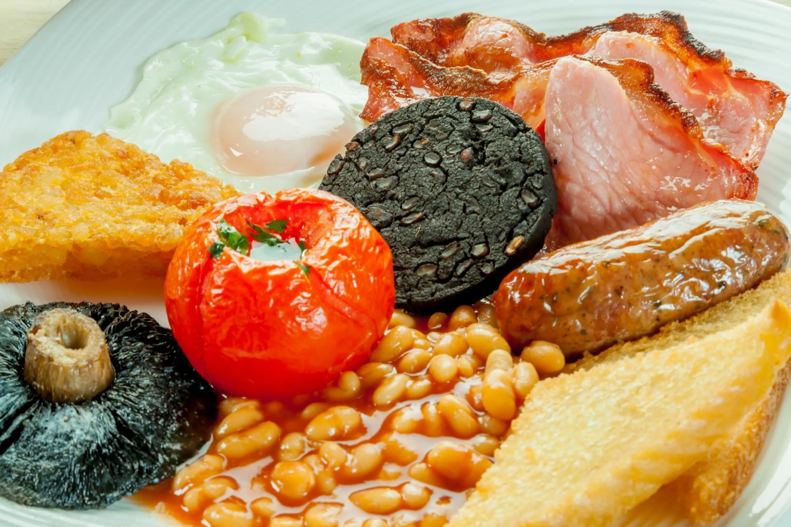 Food close-up in Hawksmoor Guest House