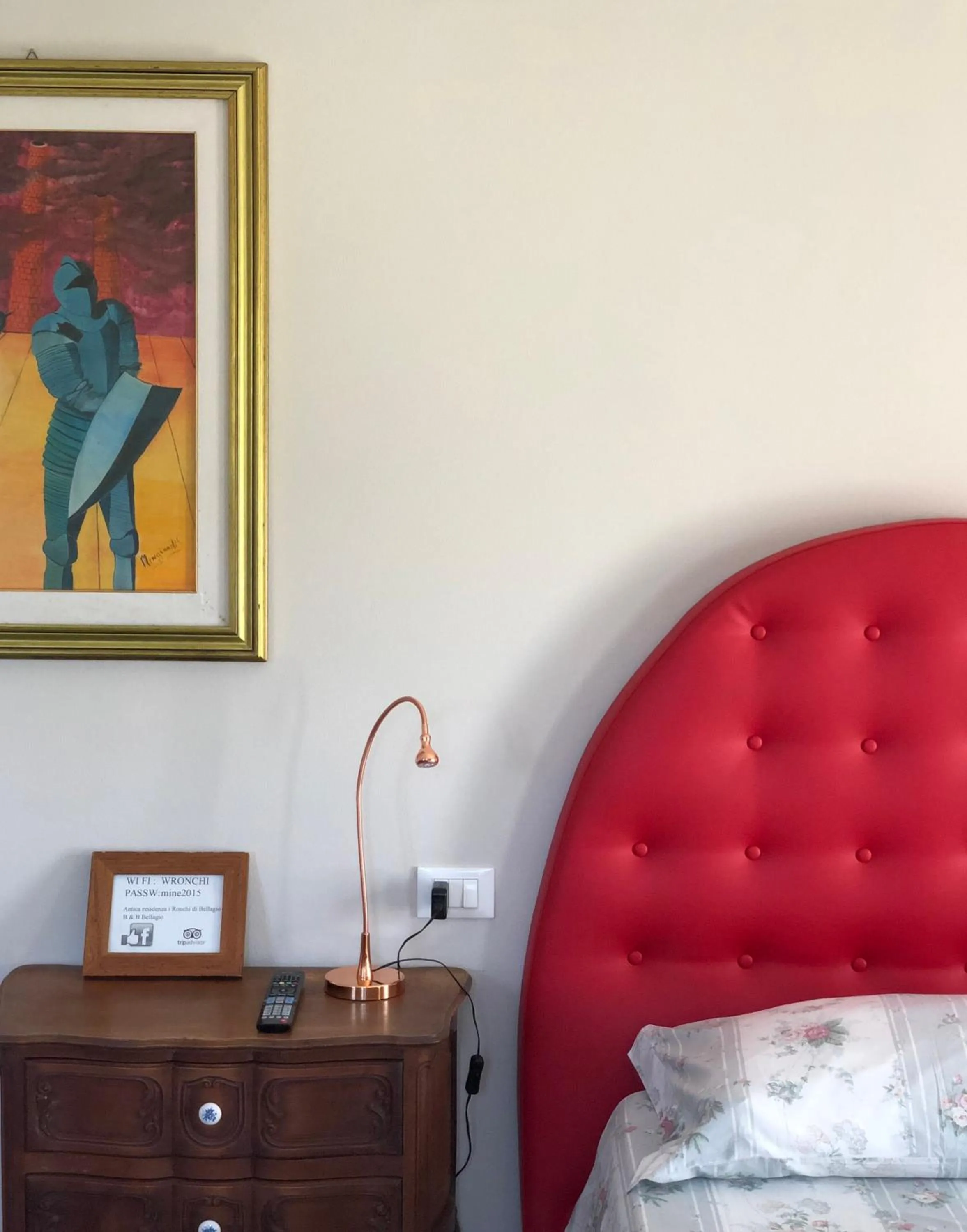 Decorative detail in Bellagio Bed & Breakfast