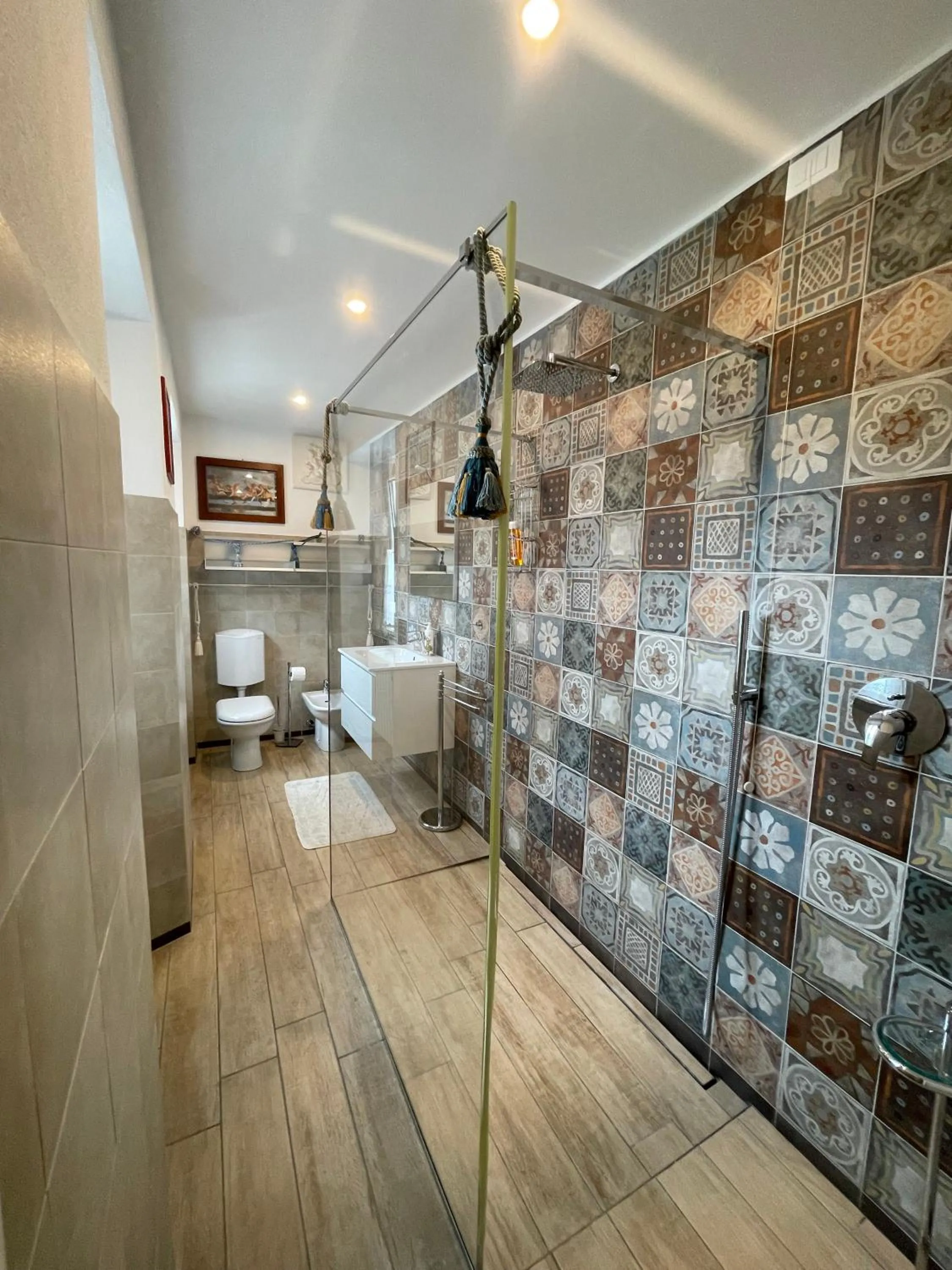 Shower in Bellagio Bed & Breakfast