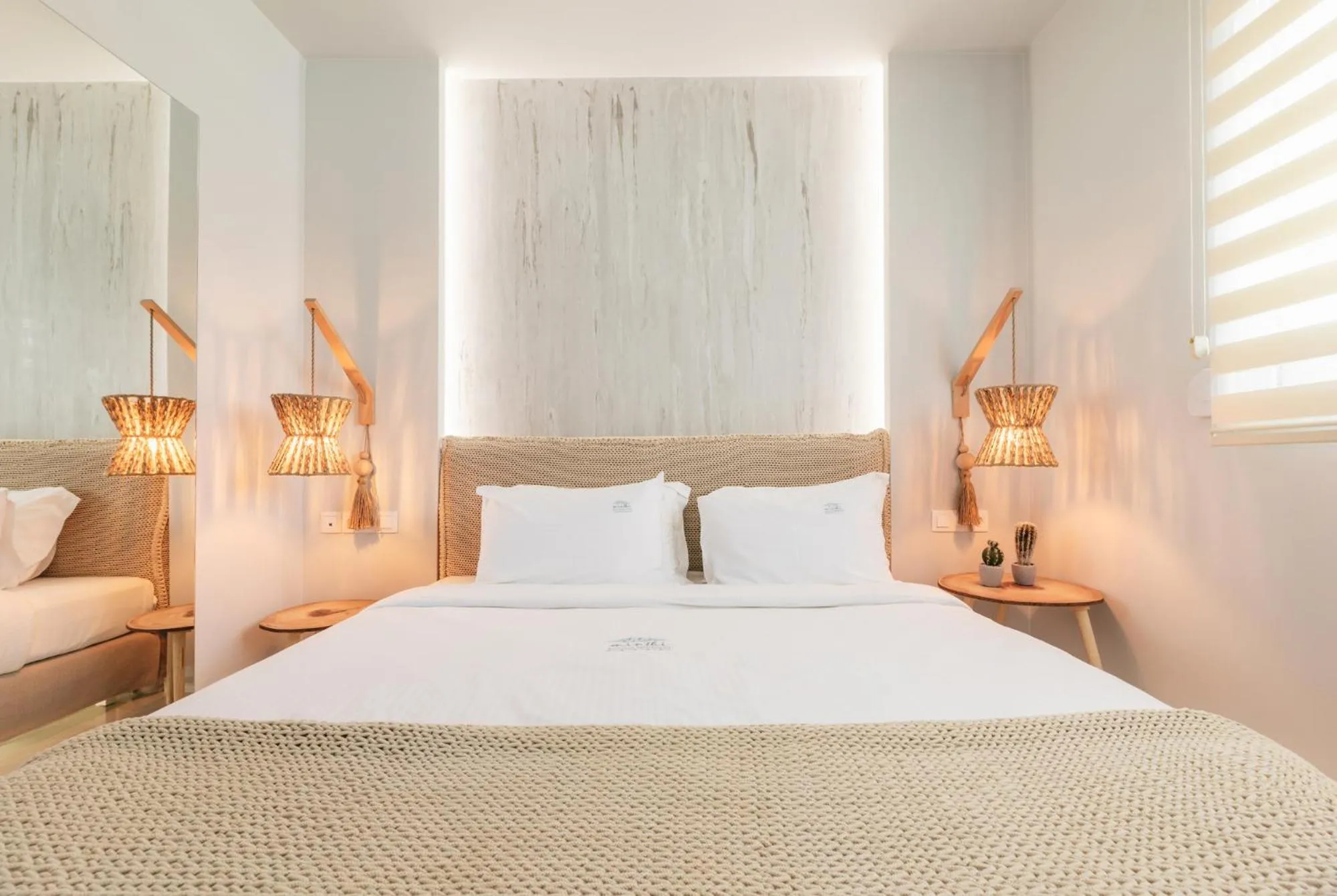 Bed in Minthi Boutique Apartments