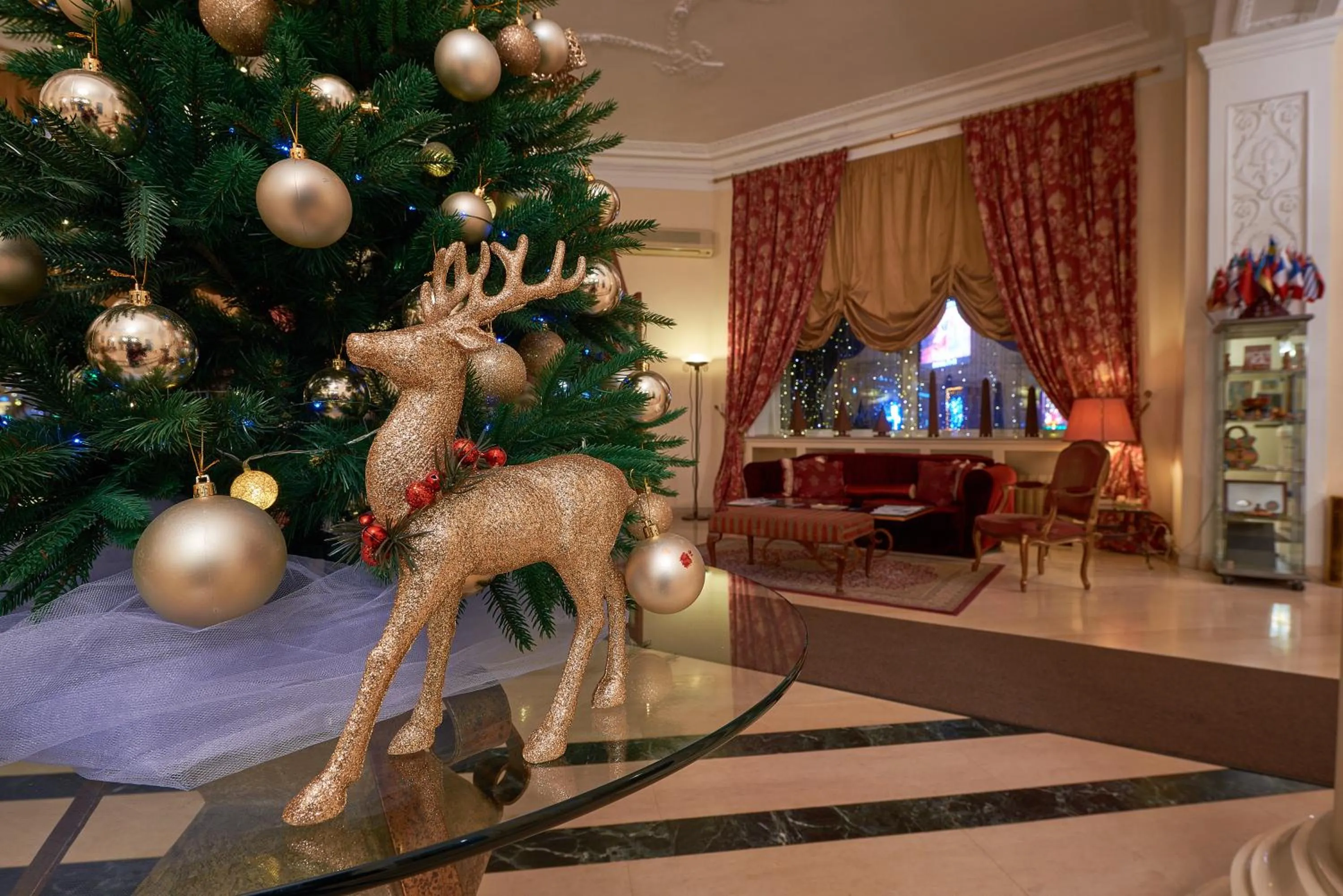 Lobby or reception in Grand Hotel Ukraine