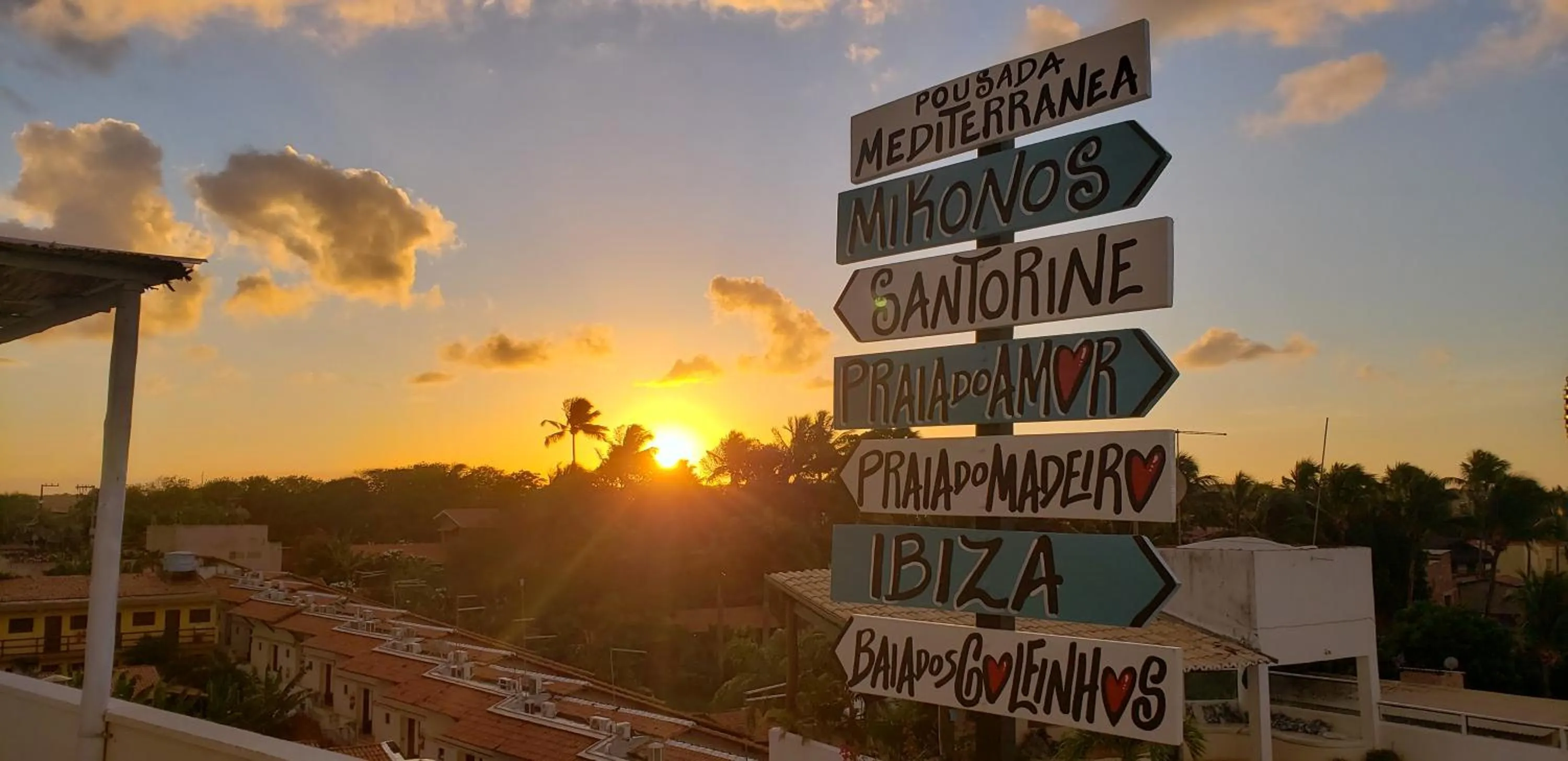 Sunset in Pousada Mediterrânea