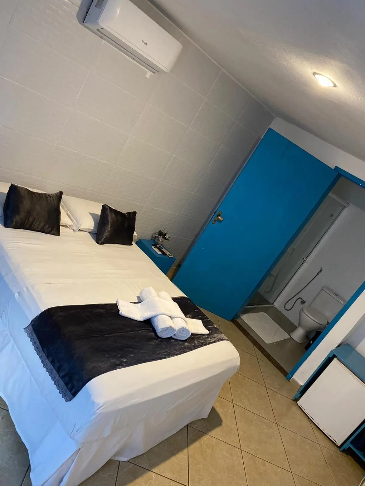 Bed in Pousada Mediterrânea