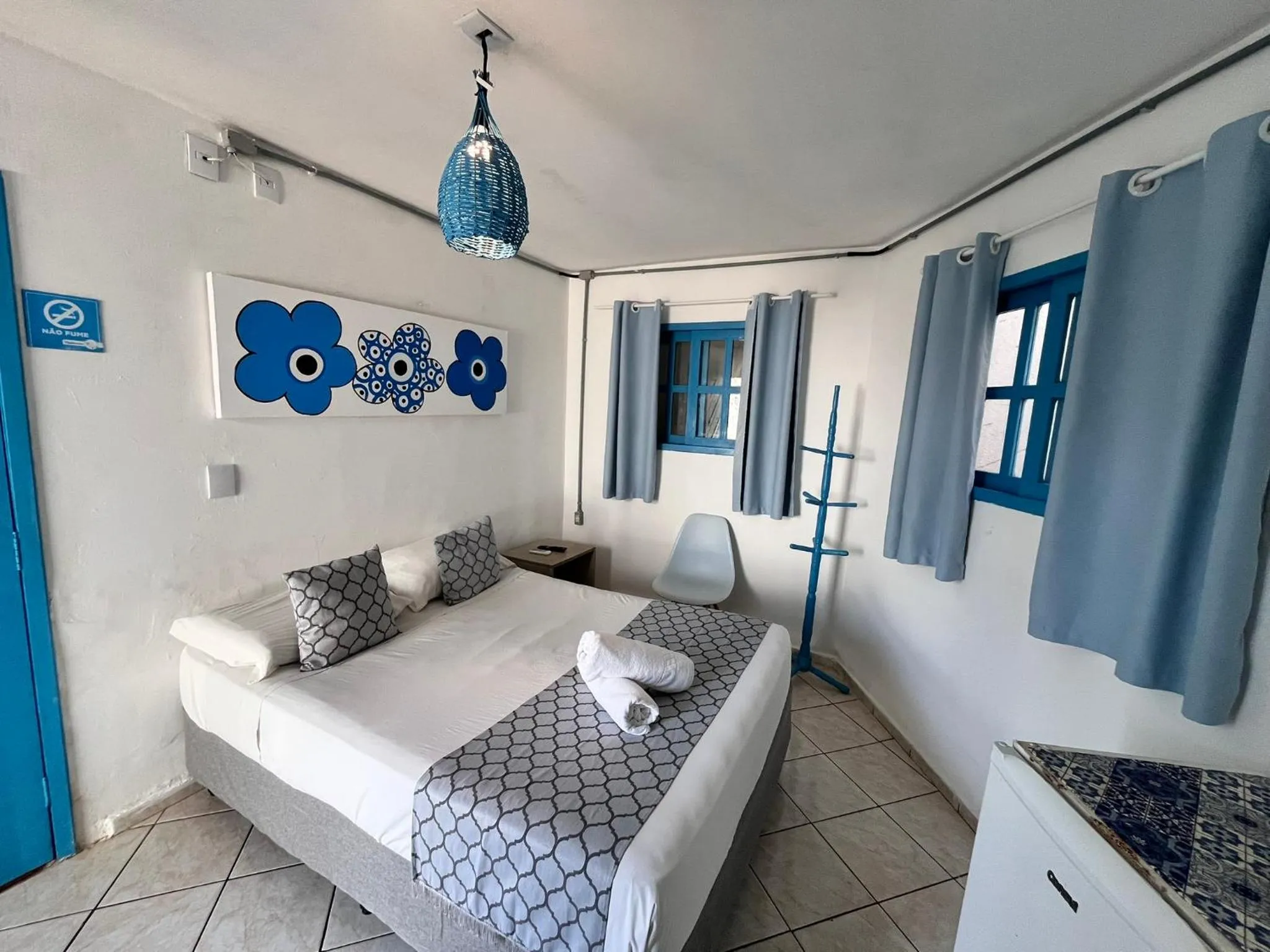 Bed in Pousada Mediterrânea