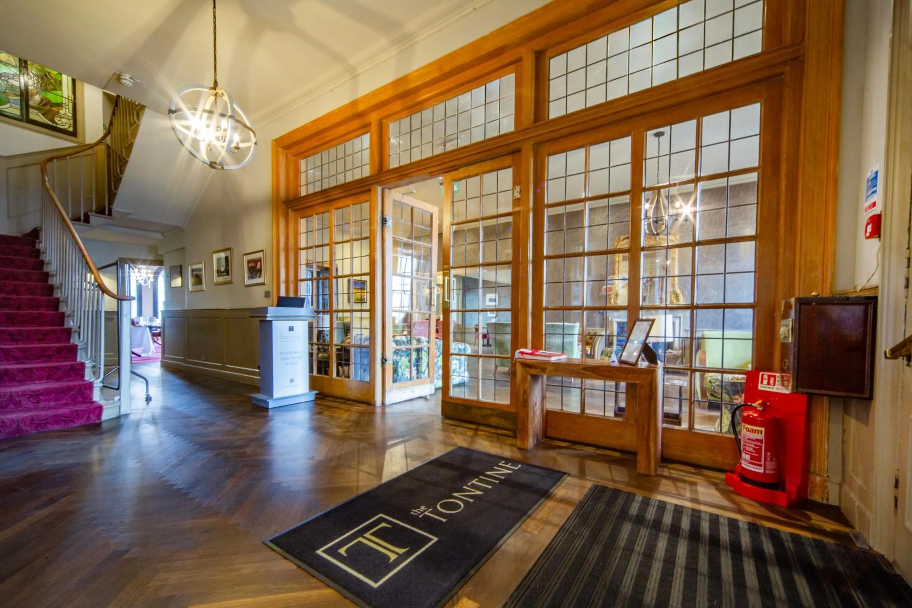 Lobby or reception in The Tontine Hotel