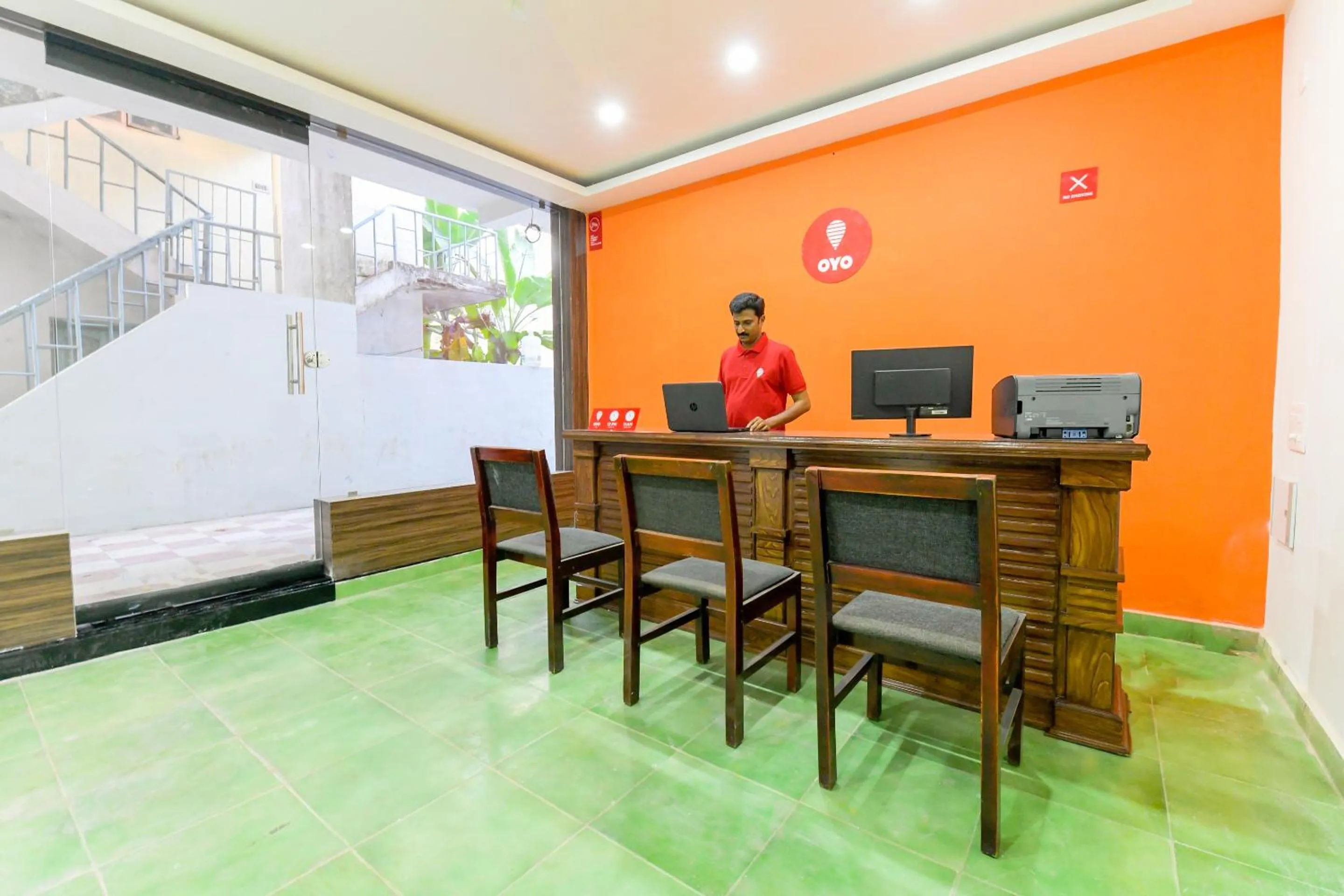 Lobby or reception in Hotel O Amare Highway Residency