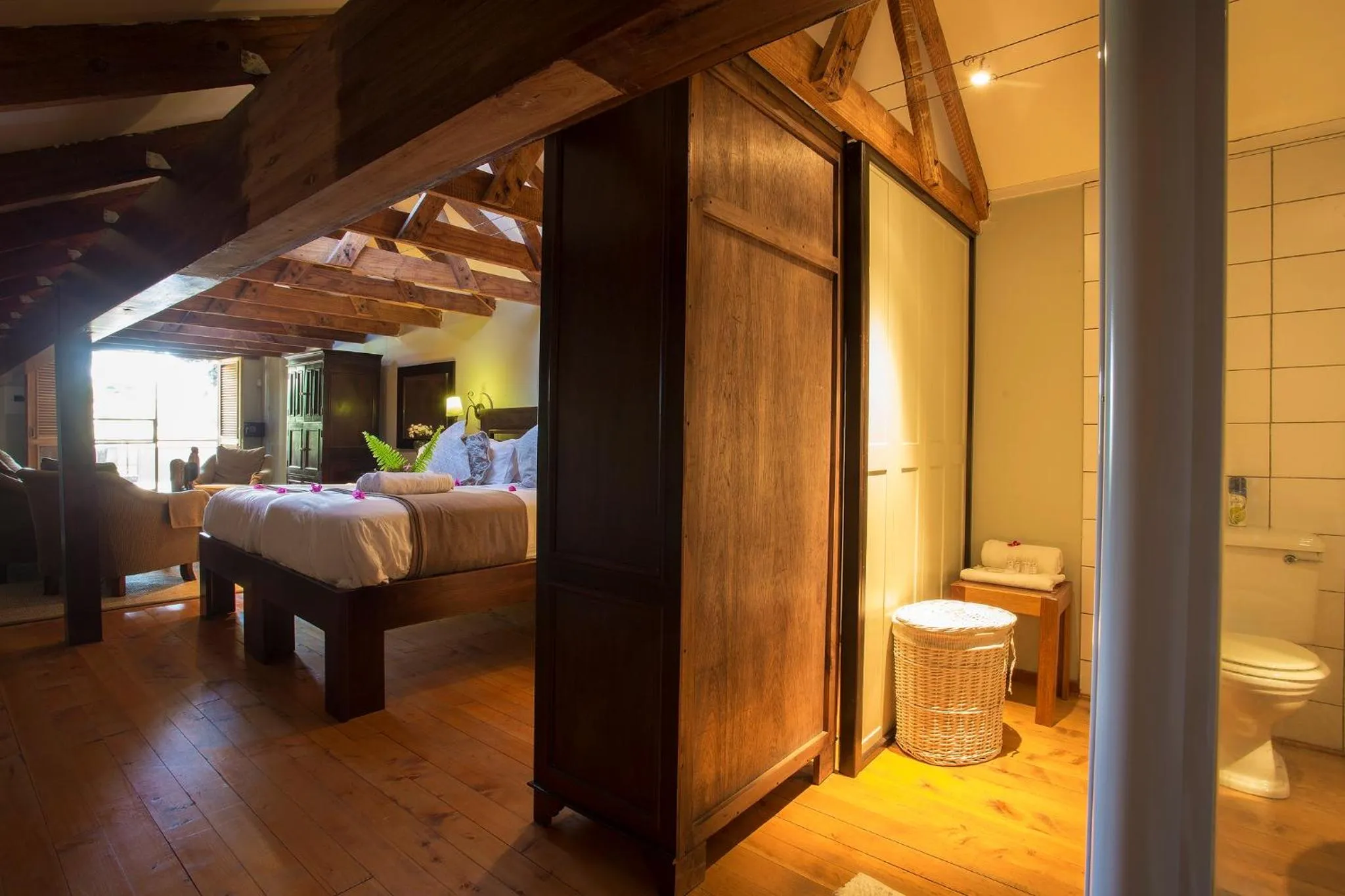 Bed in Tamboti Lodge Guest House