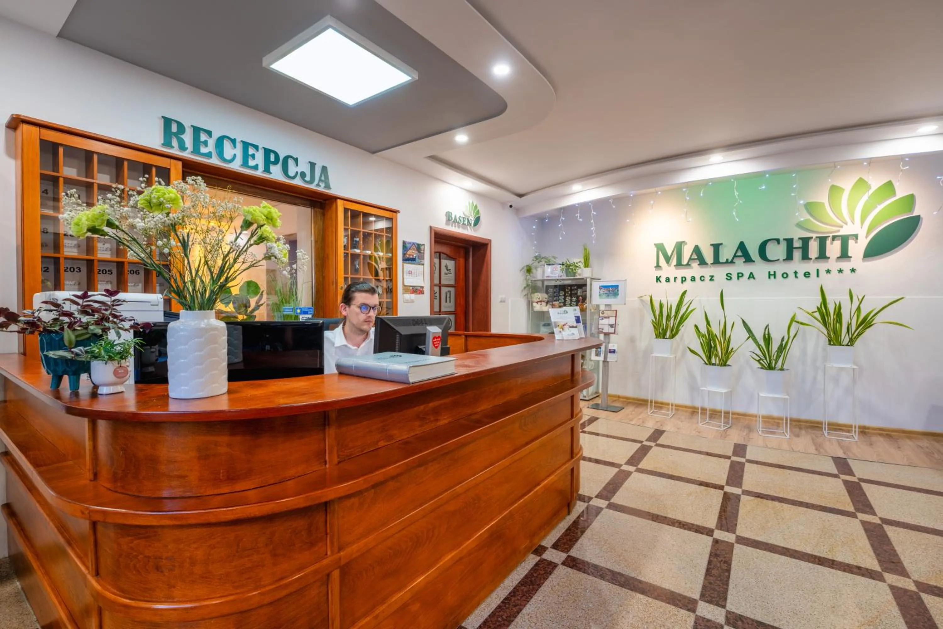 Lobby or reception in Malachit Karpacz SPA Hotel