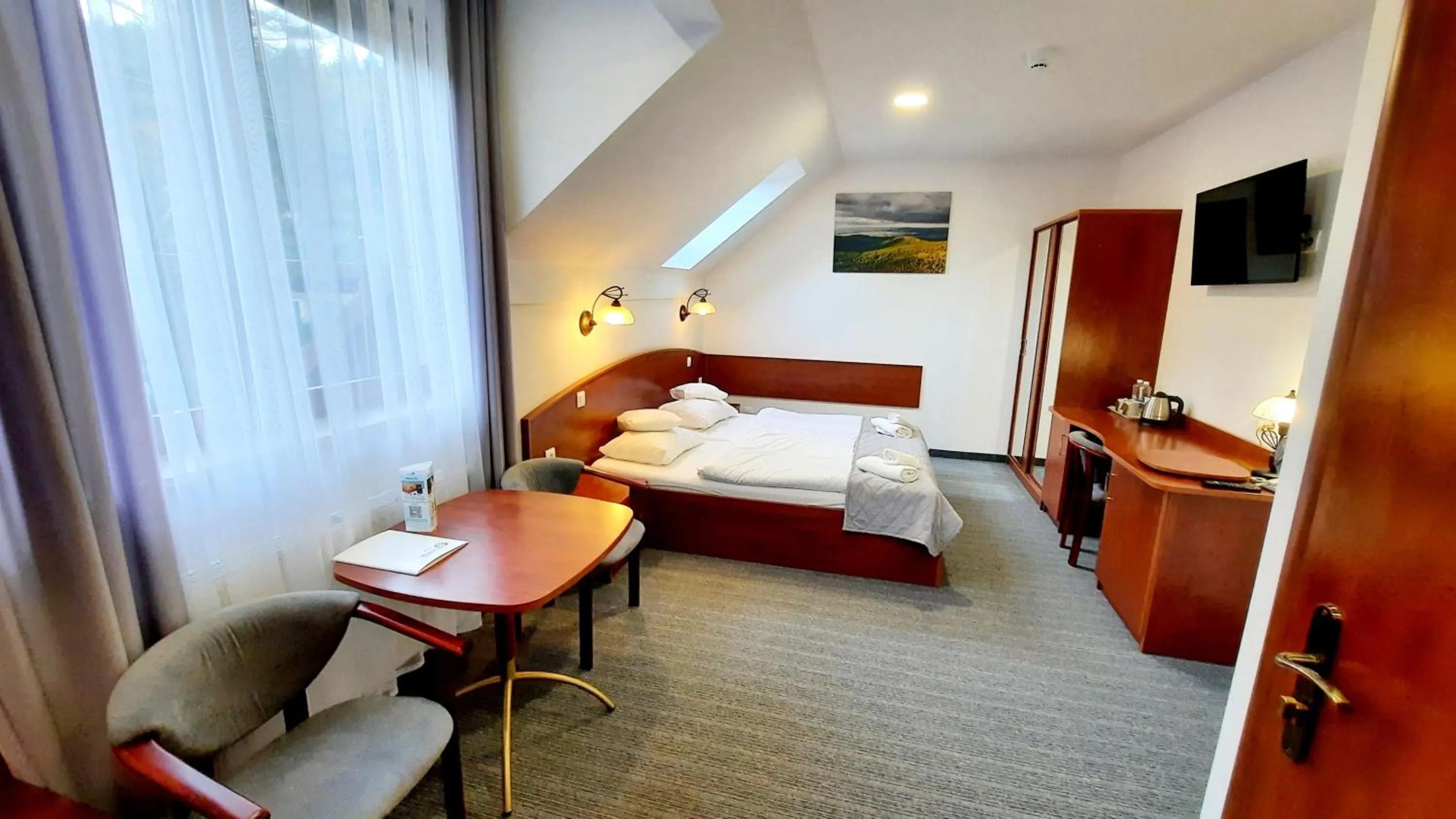 Bed in Malachit Karpacz SPA Hotel