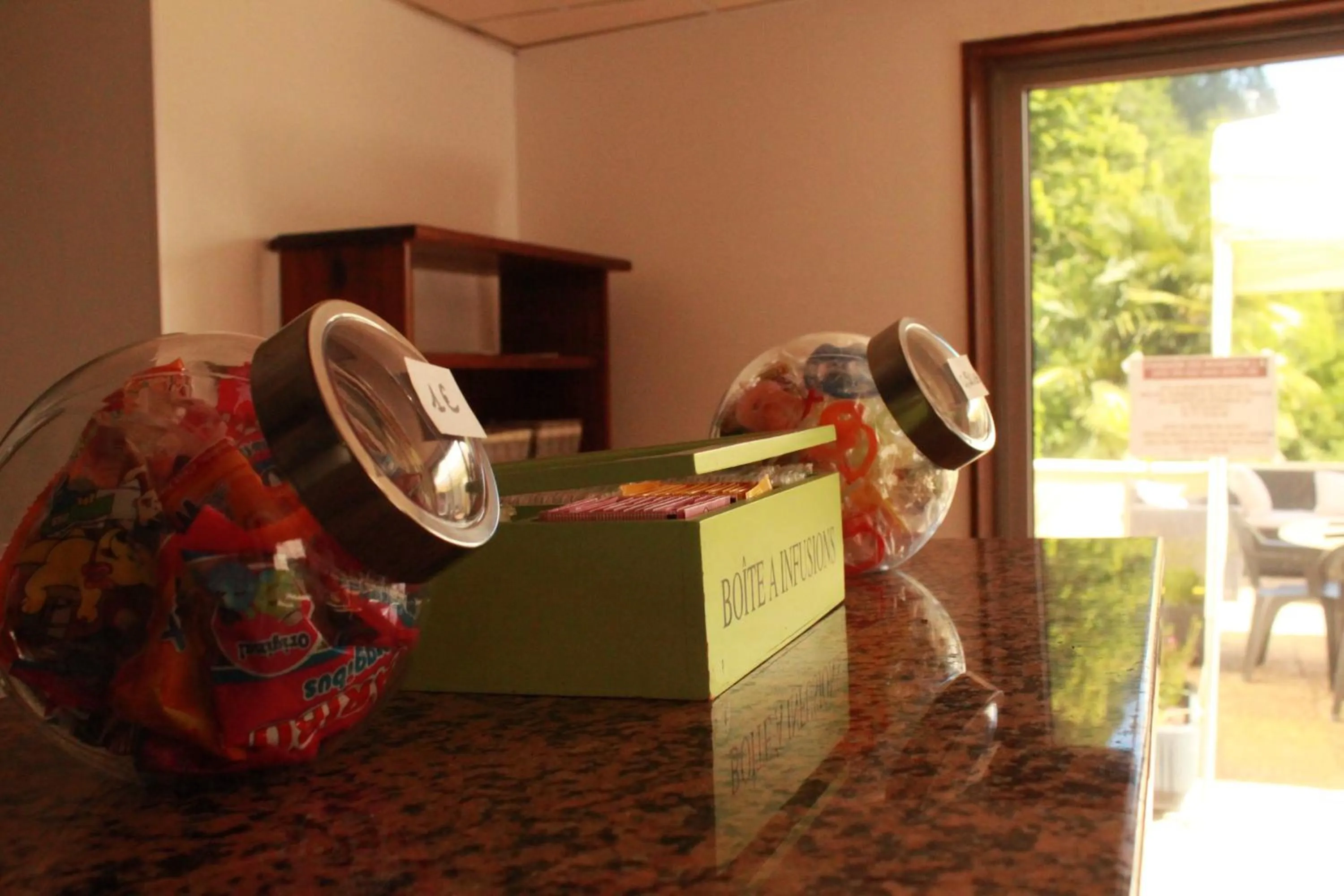 Lobby or reception in Hôtel Le Moulin D'Olt