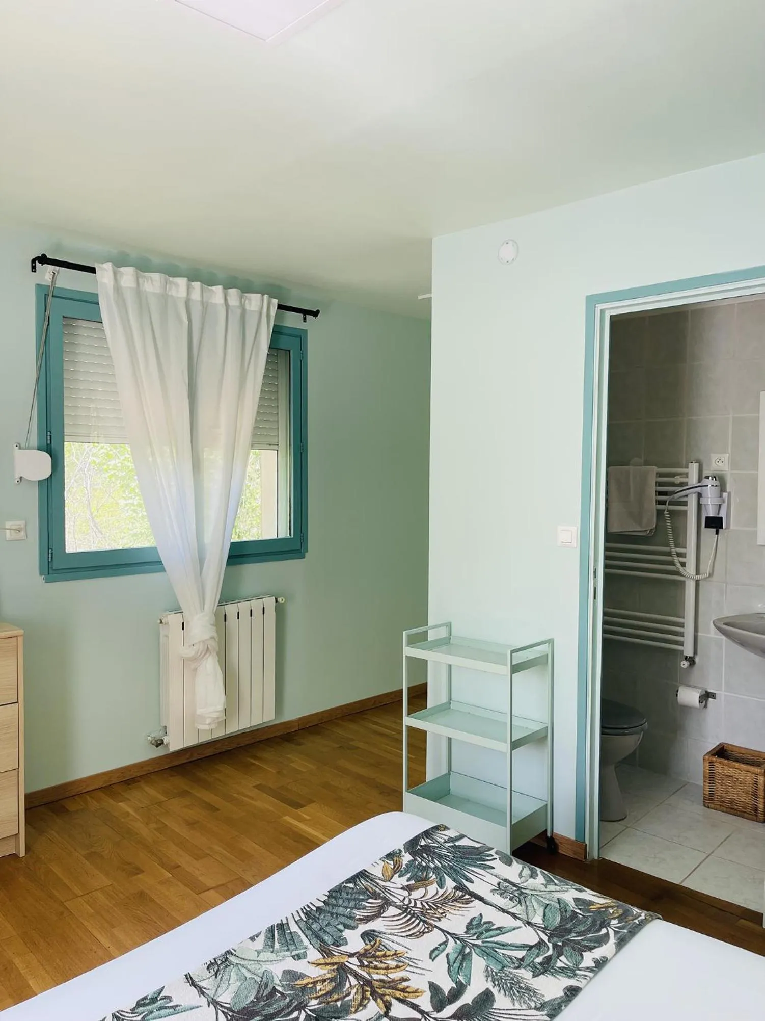 Bed in Hôtel Le Moulin D'Olt