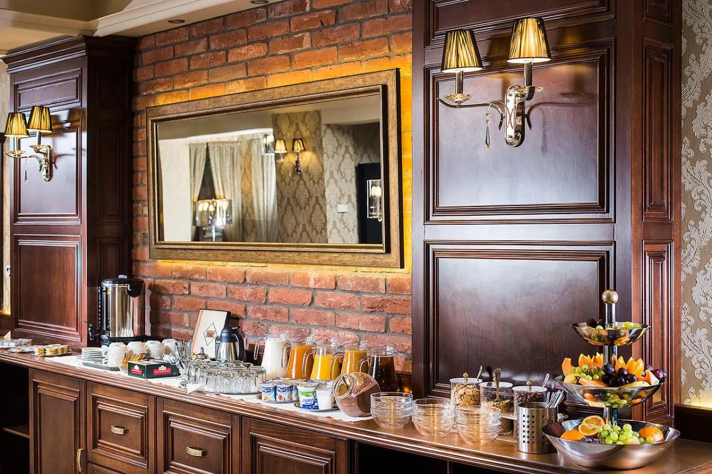 Dining area in Aventinus Hotel