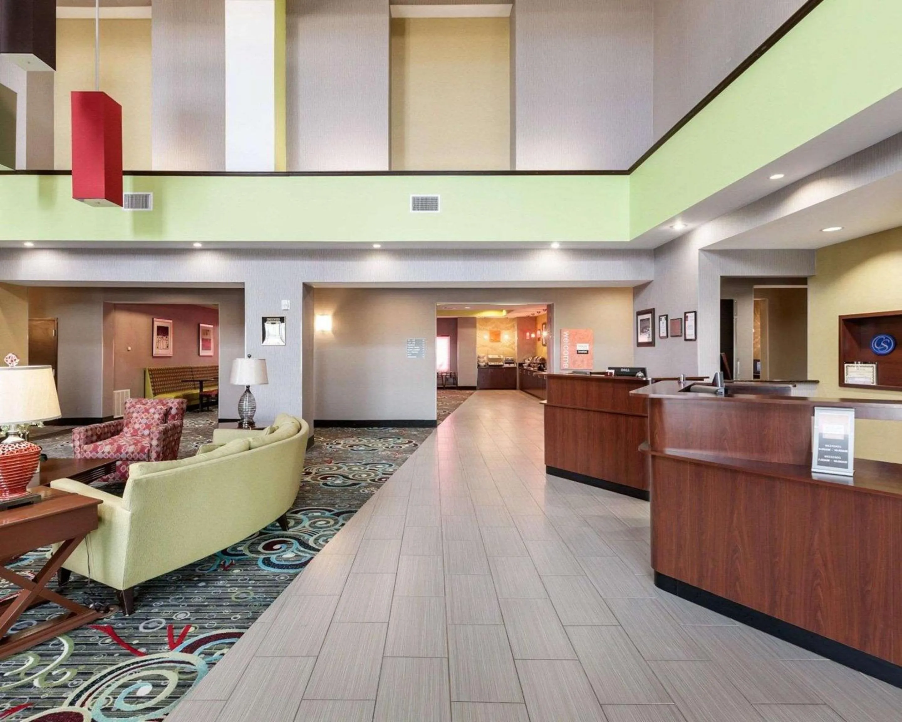 Lobby or reception in Comfort Suites Greenville