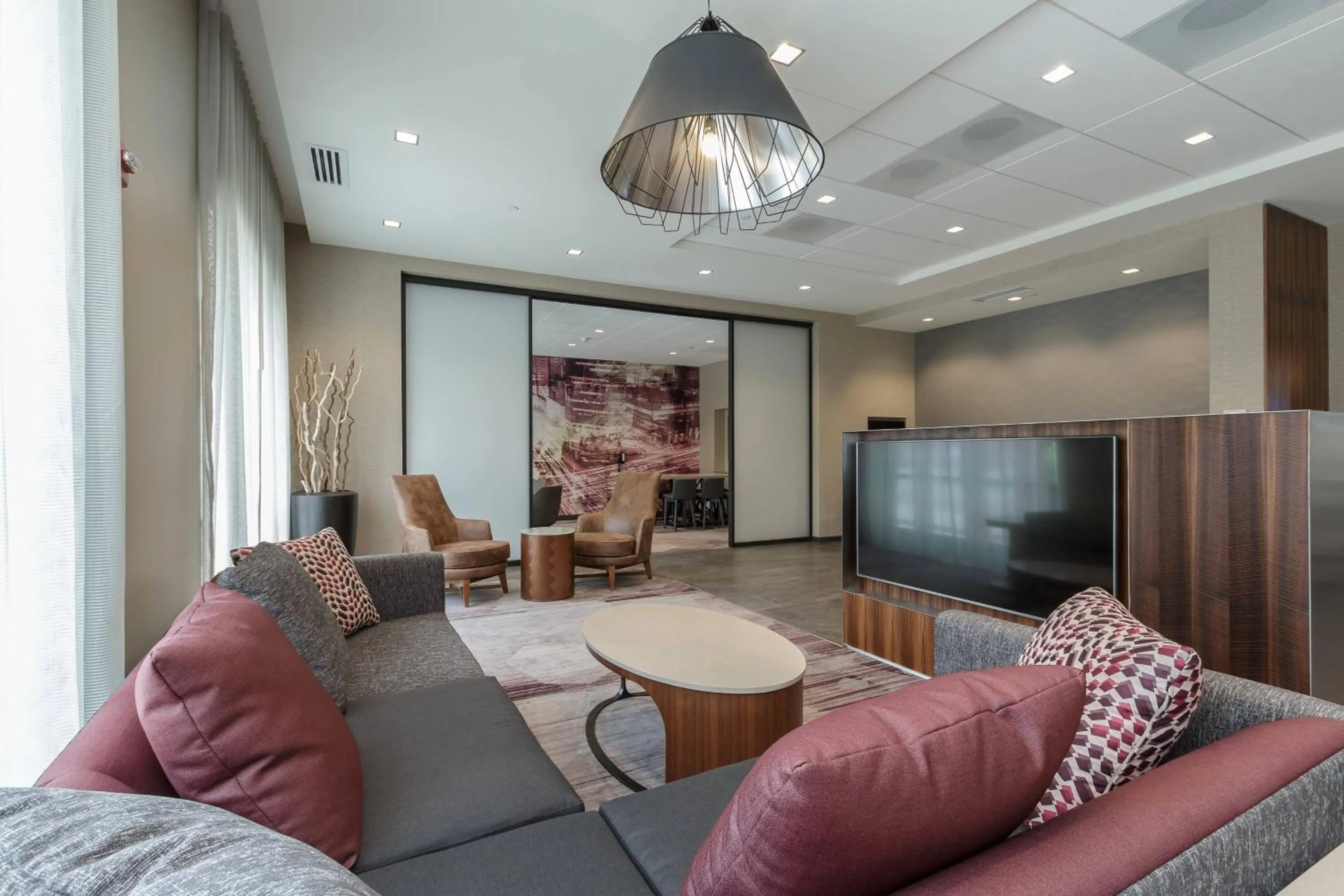 Lobby or reception in Courtyard by Marriott South Bend Downtown