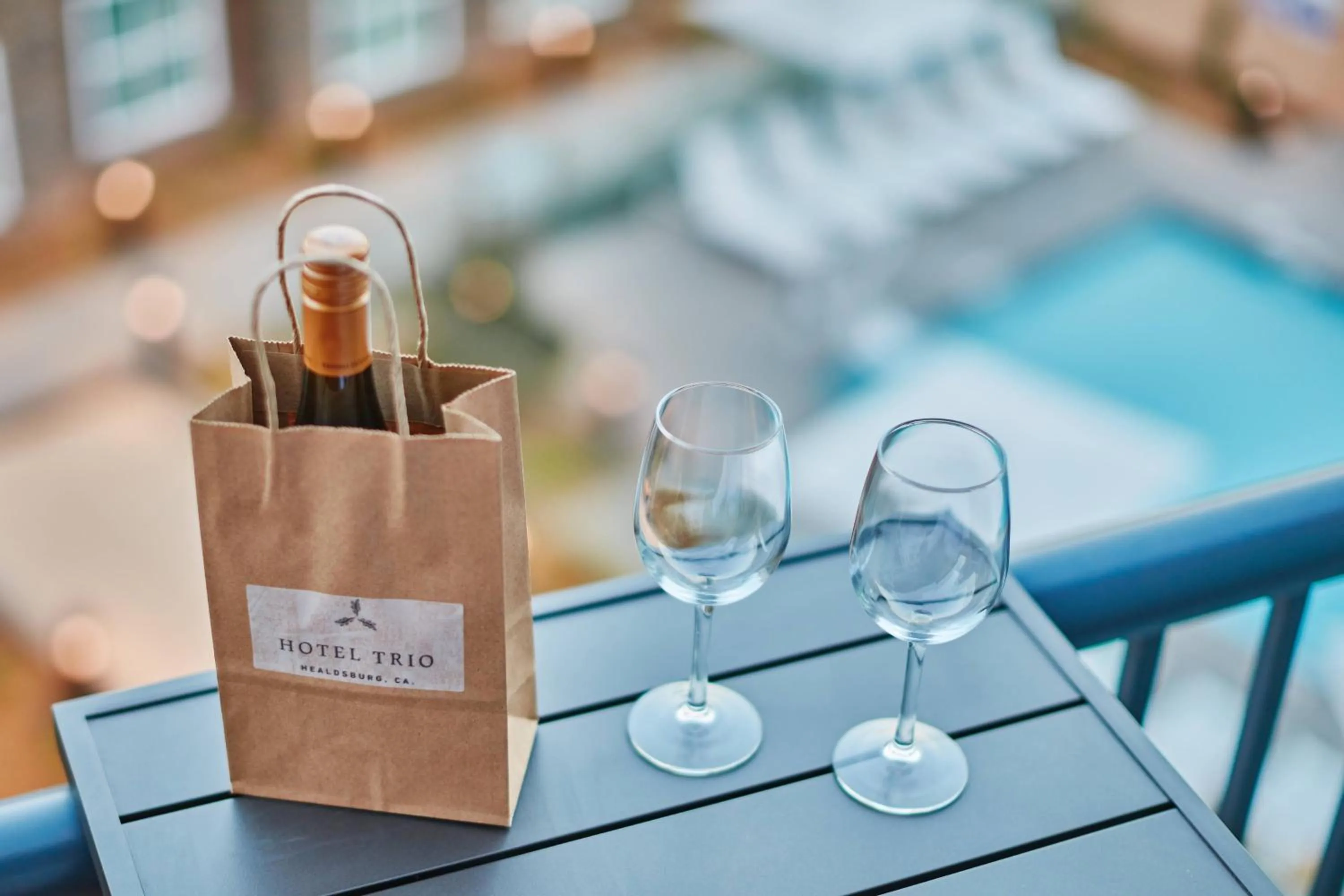 Photo of the whole room in Hotel Trio Healdsburg